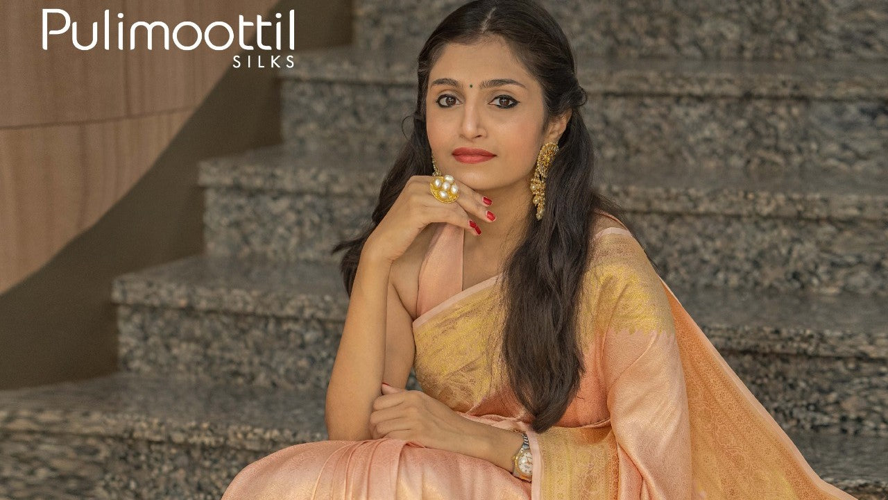 Glimmering Glory: Banarasi Tissue Silk Saree