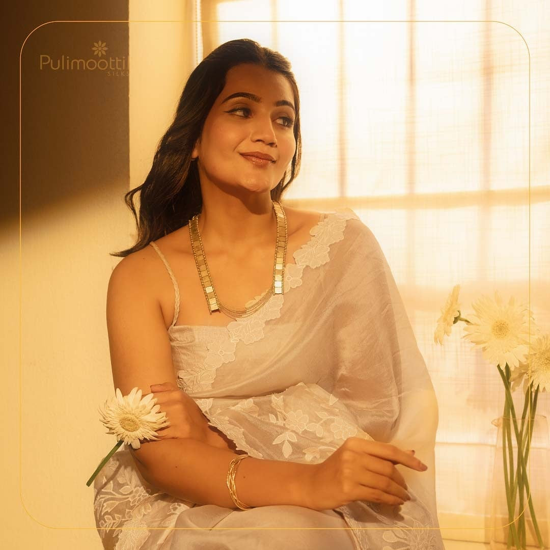 Sparkle in Starry Organza Sarees This Christmas