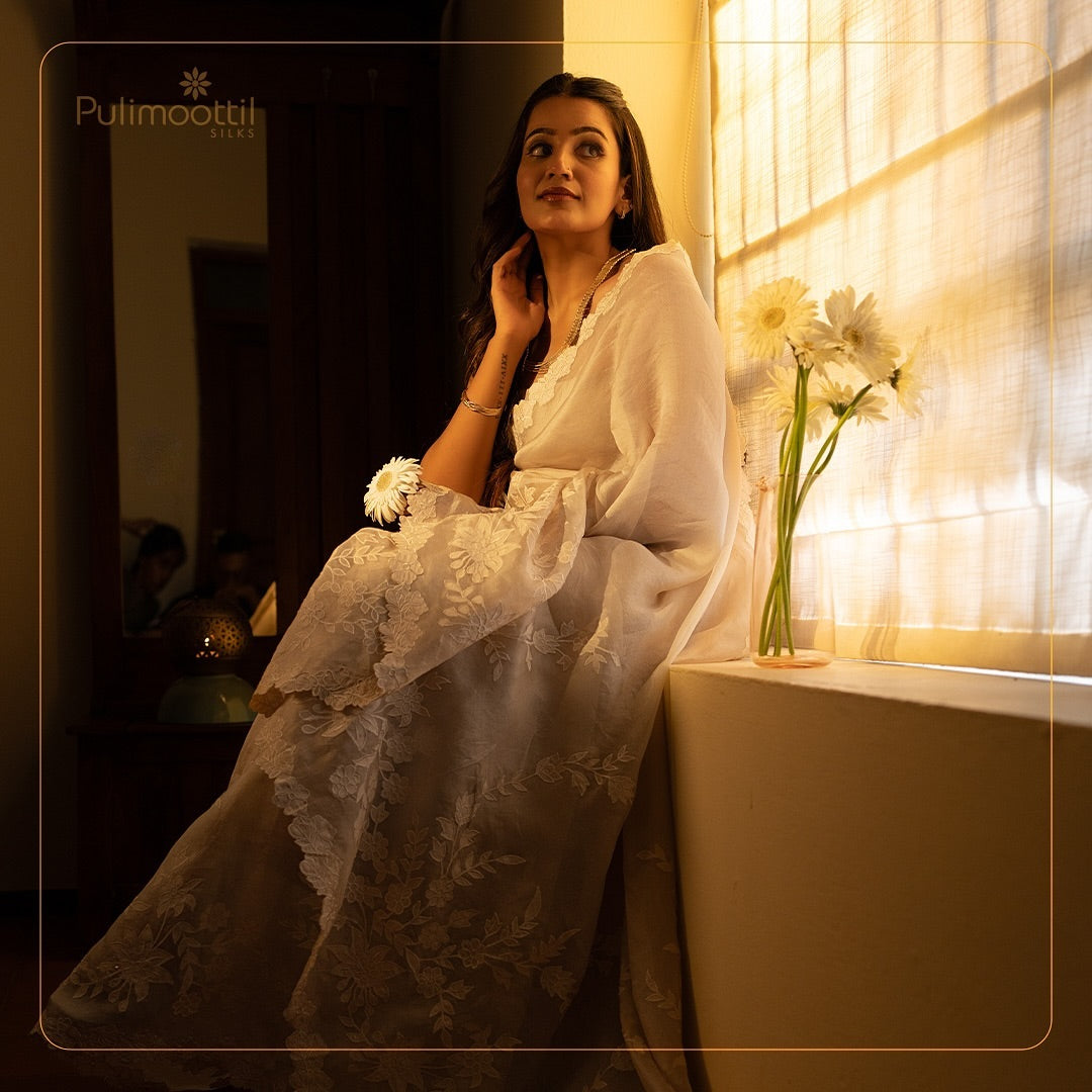 Organza Sarees For Brides