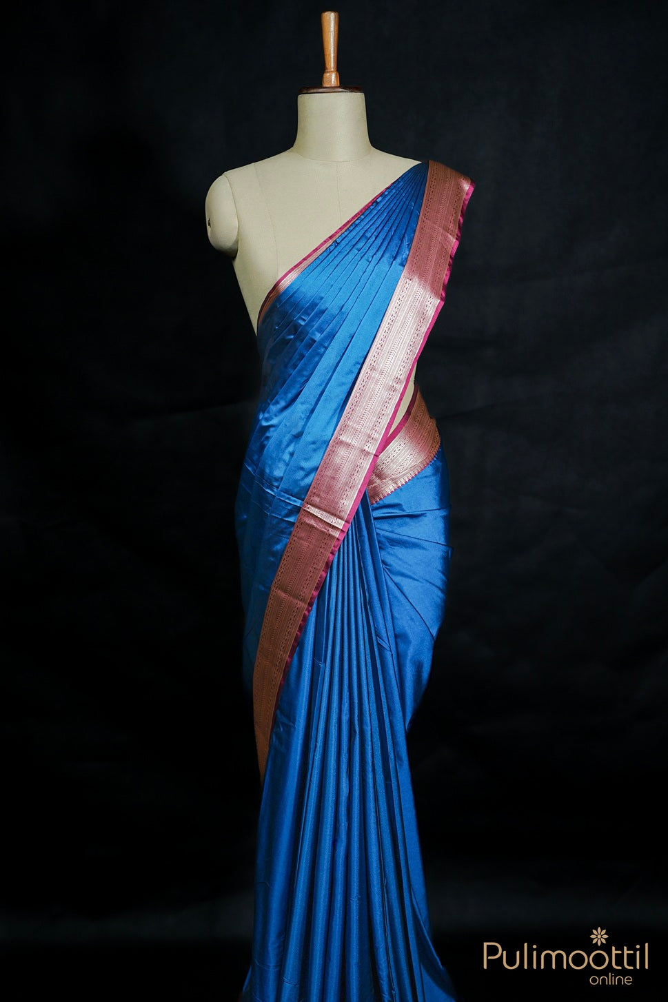 Blue Colour Arni Silk Saree.