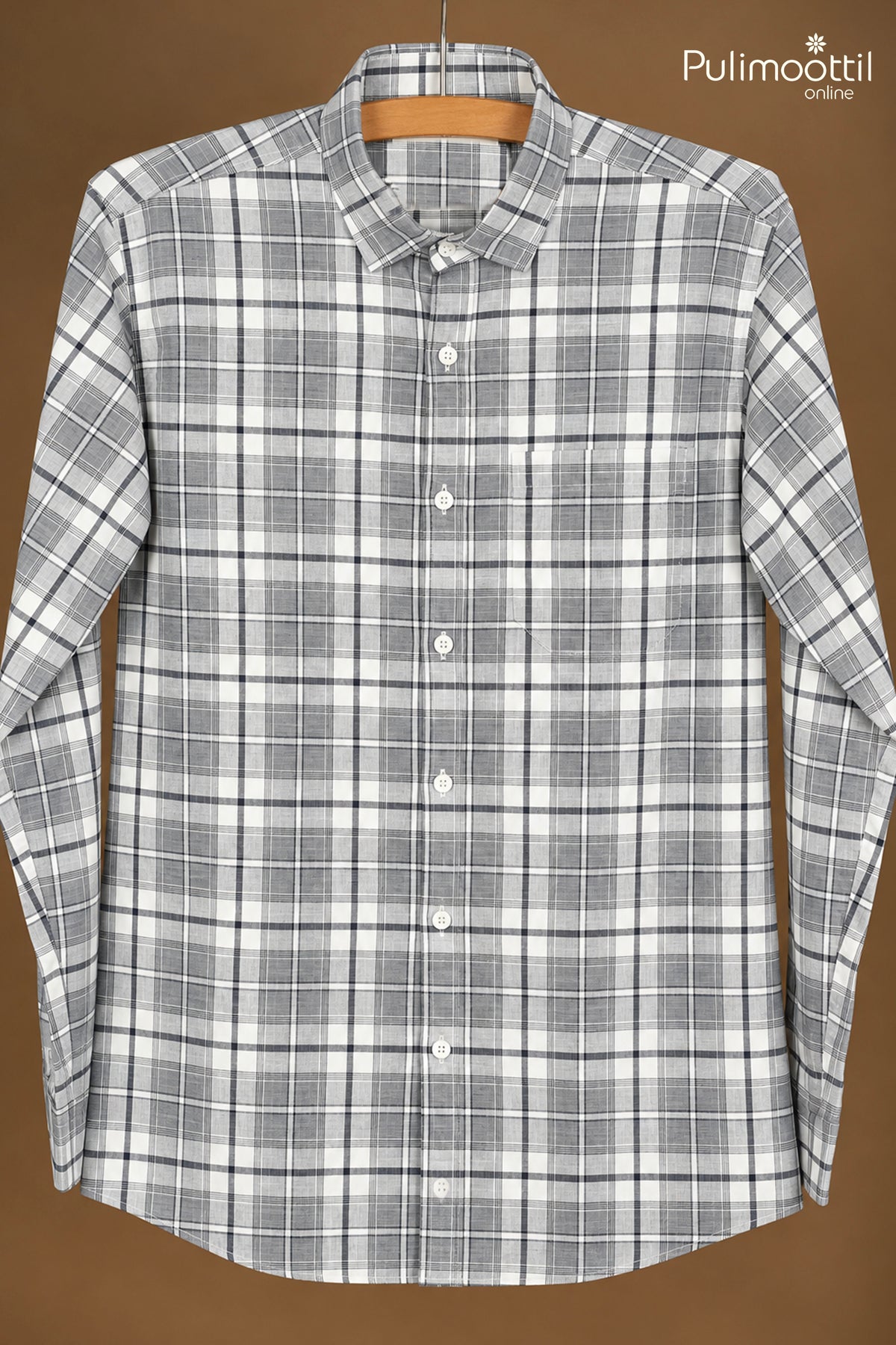 Classic Checkered Full Sleeve Mens Shirt
