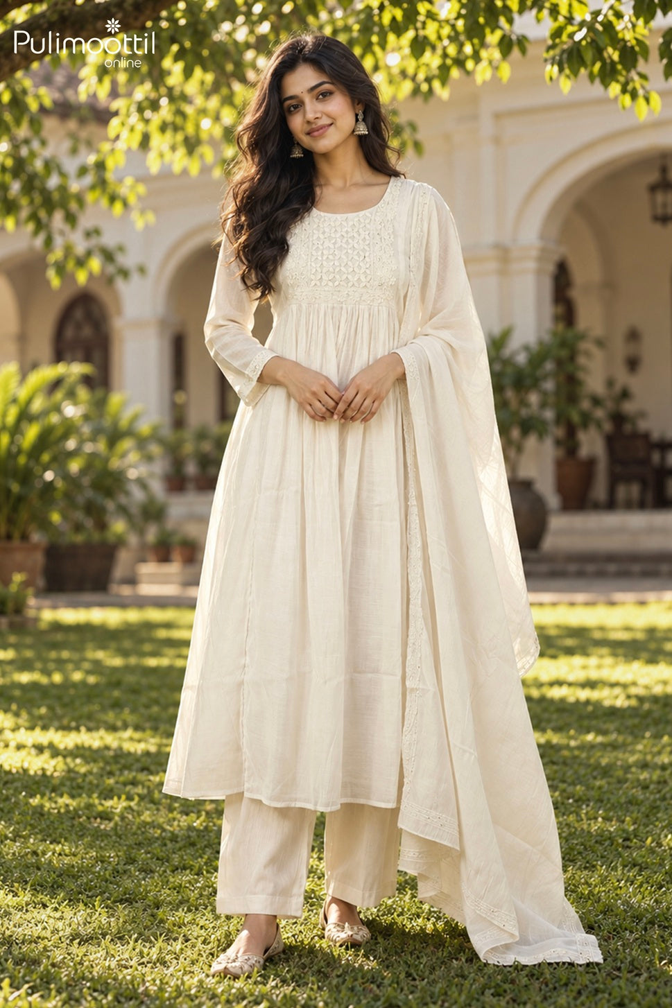 Off White Color Salwar Set