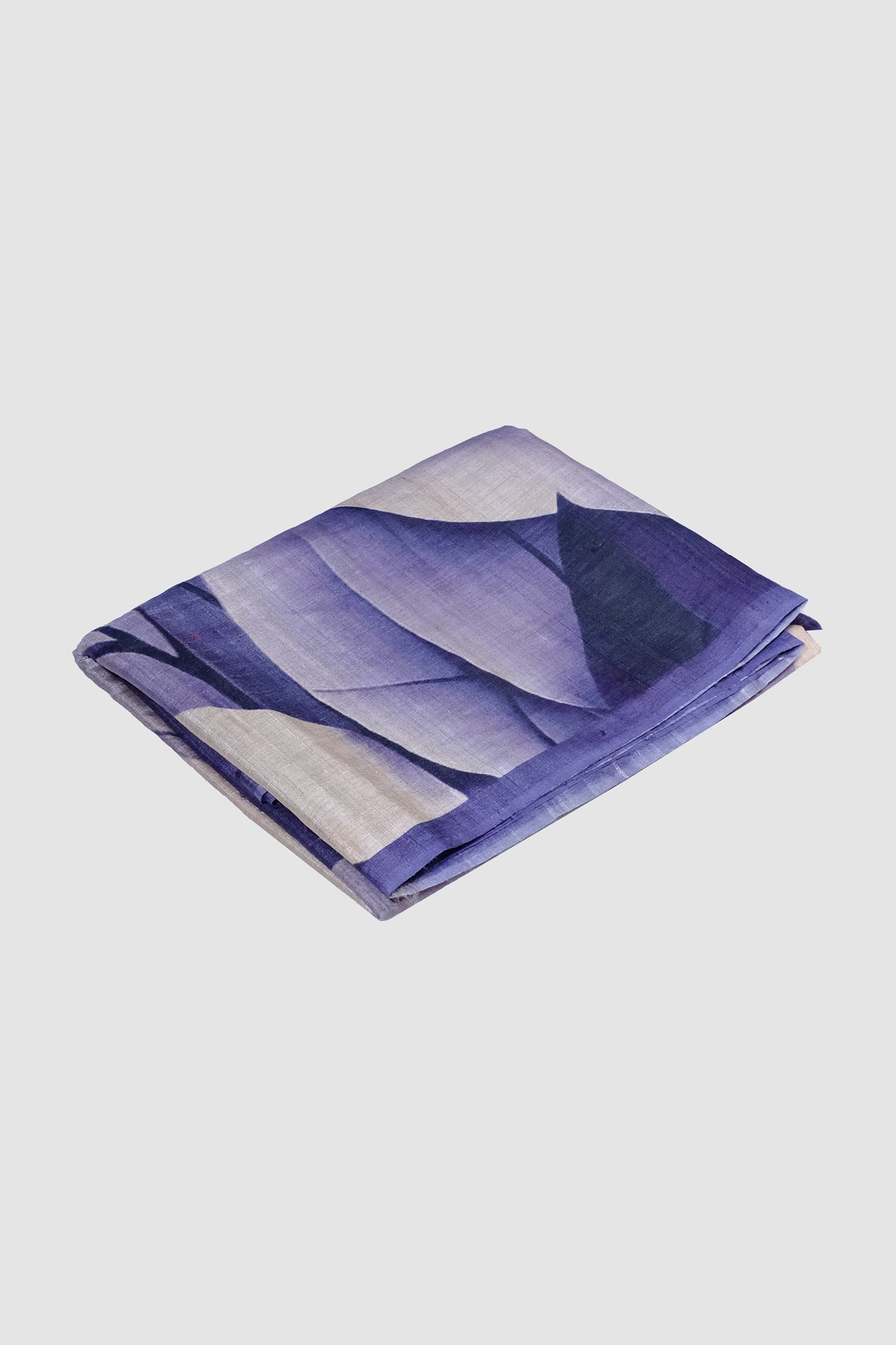 Purple color Tusser silk pure saree.