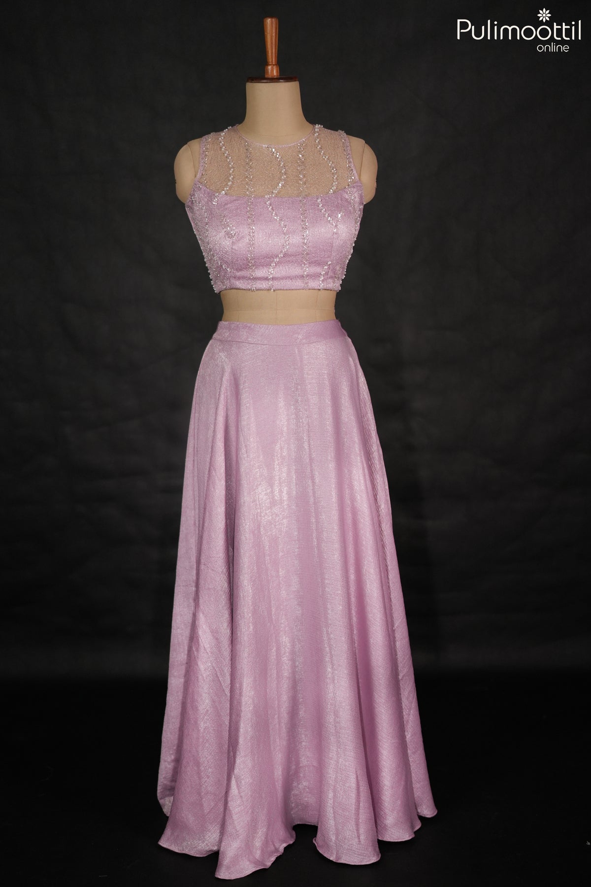 Lavender Color Skirt & Top