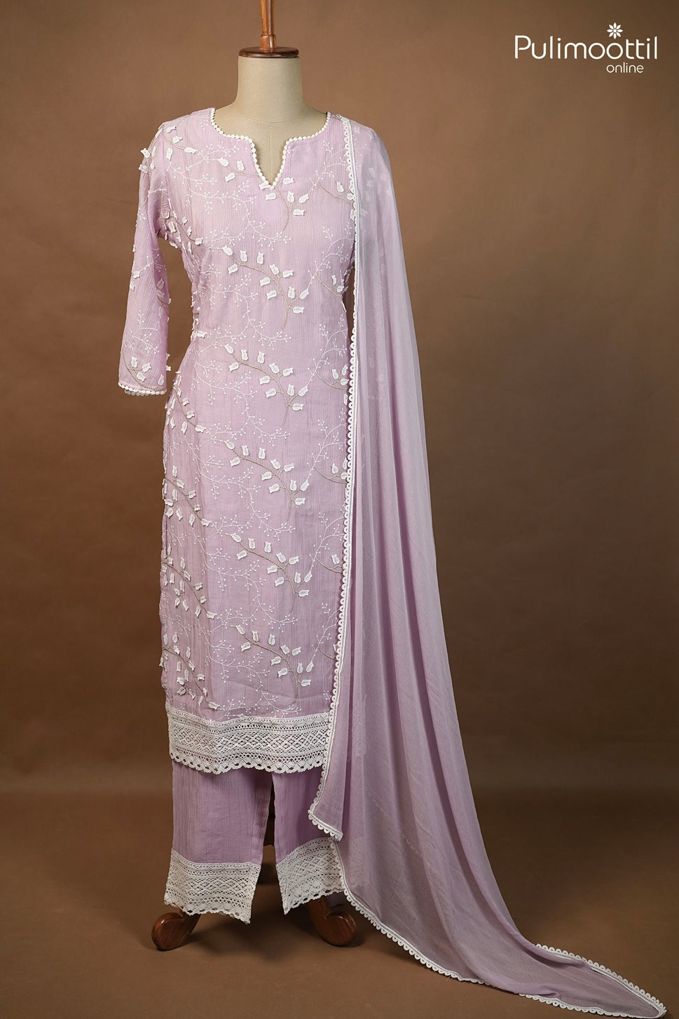 Light Peach Color Salwar Set