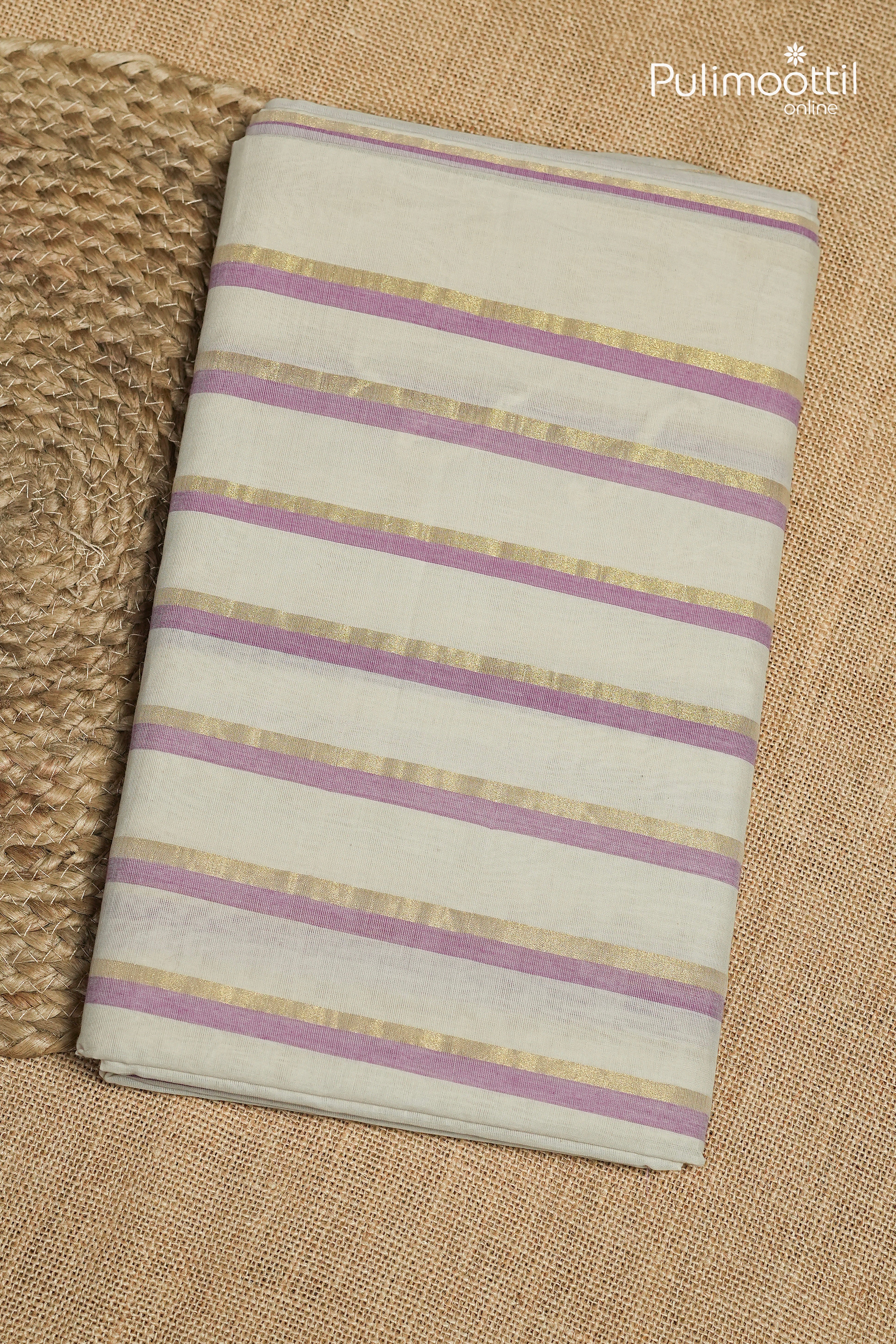 Off White Colour Handloom Saree