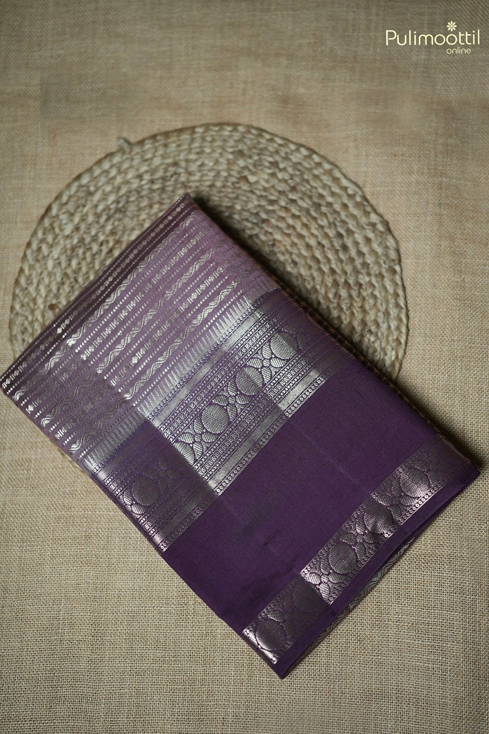 Light Onion Colour Chiniya Silk Saree.