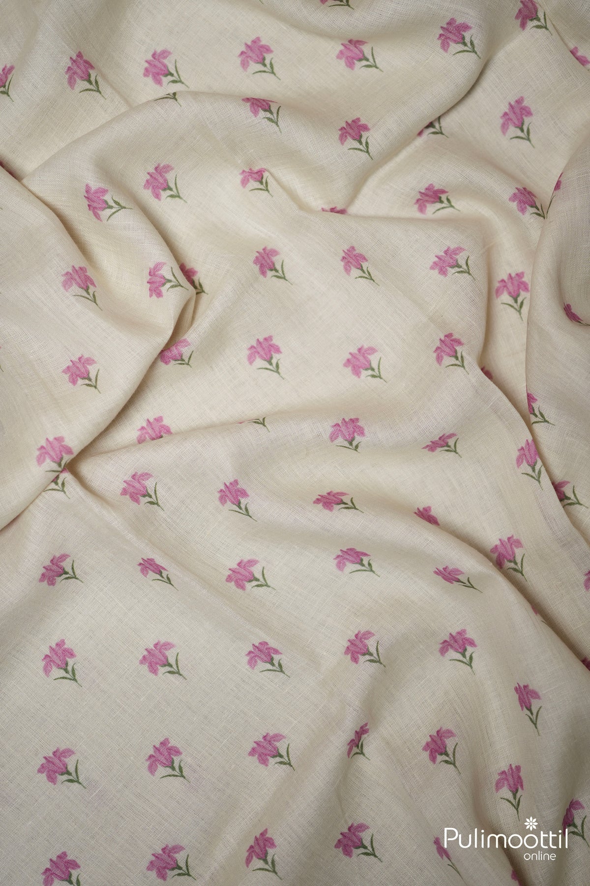 Off-White Color Linen Fabric