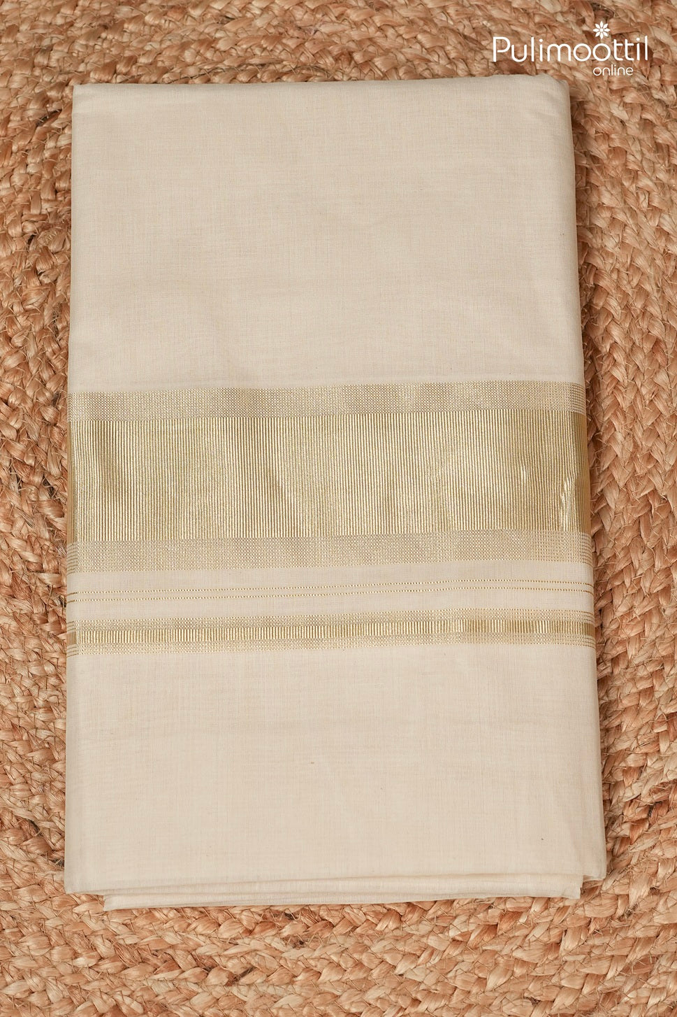 Off White Colour Balaramapuram Handloom Set Saree