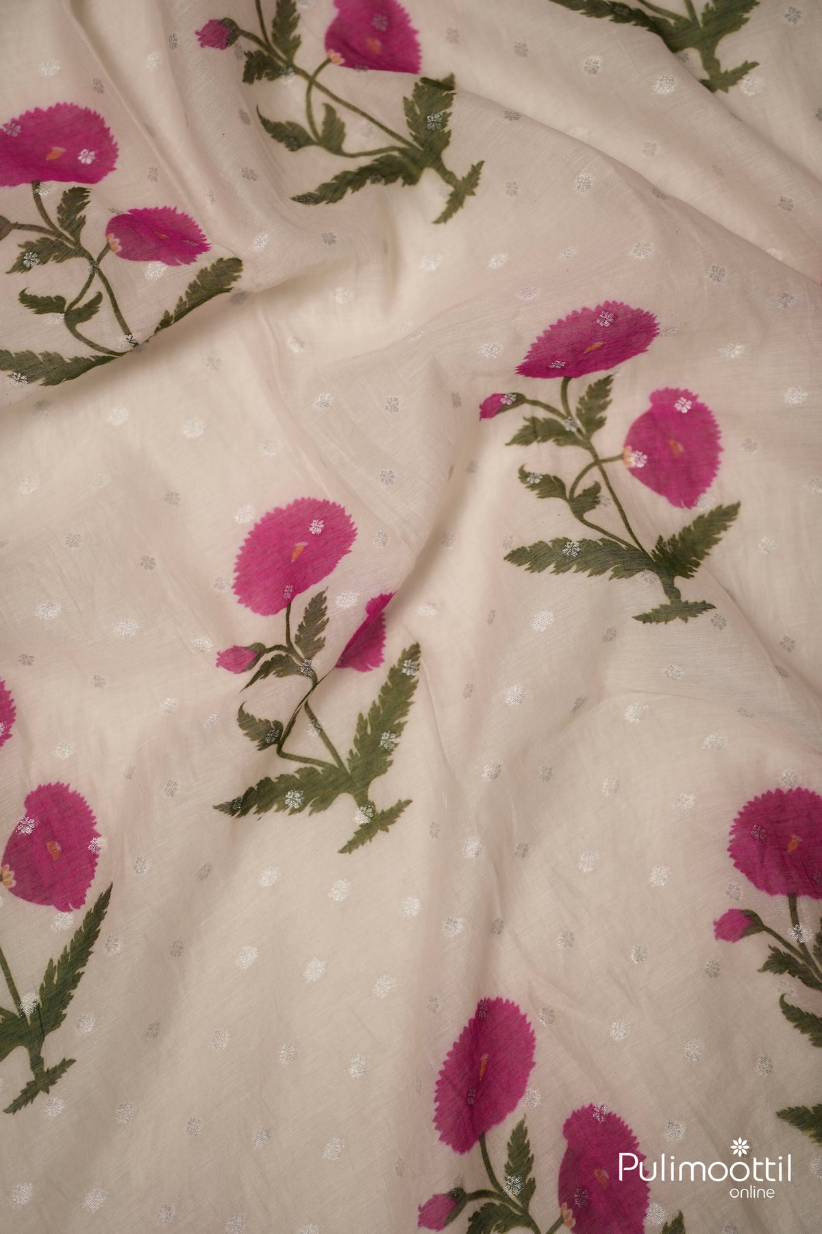 Off-White Chanderi Fabric