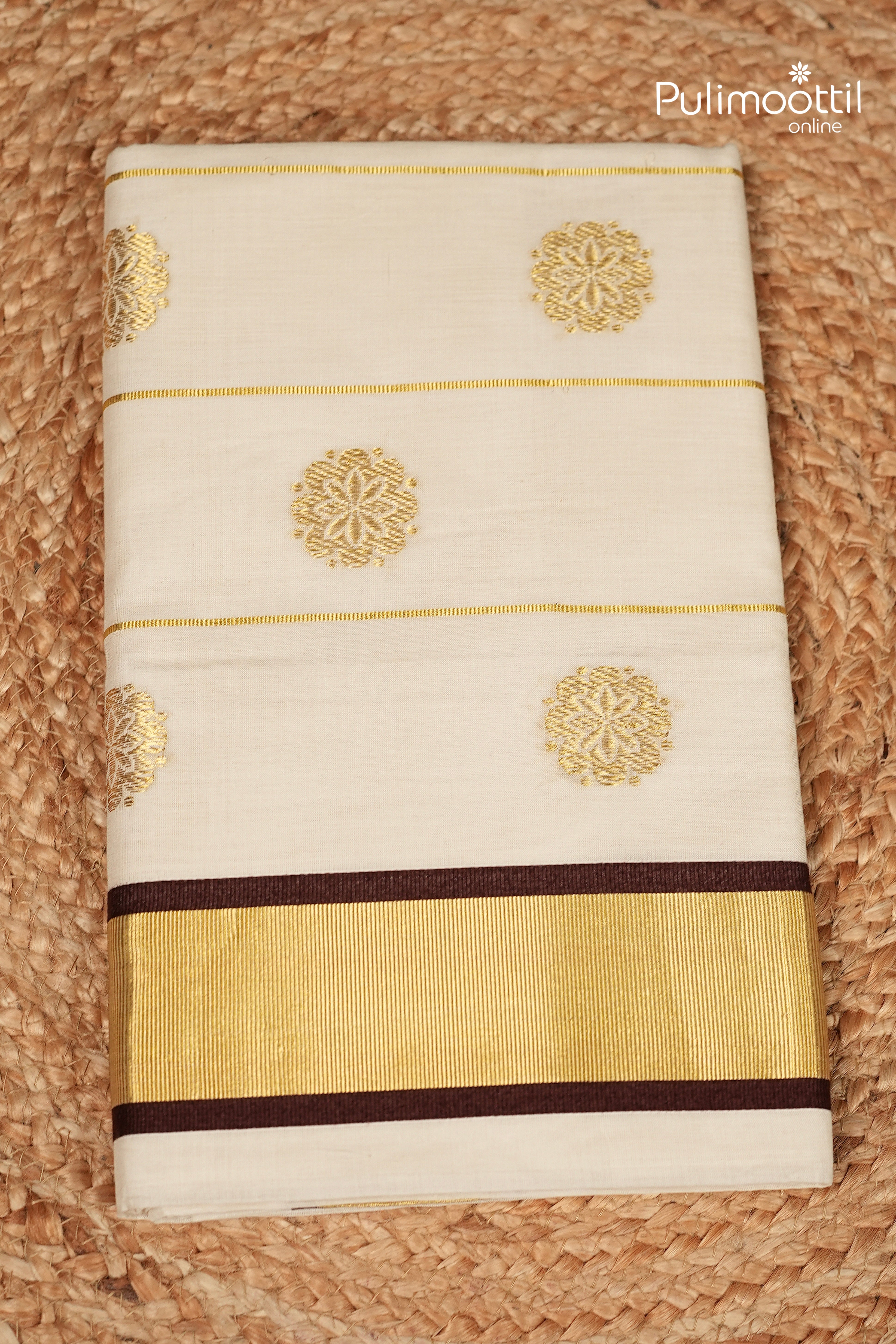 Kerala Traditional Cotton Handloom Set Saree