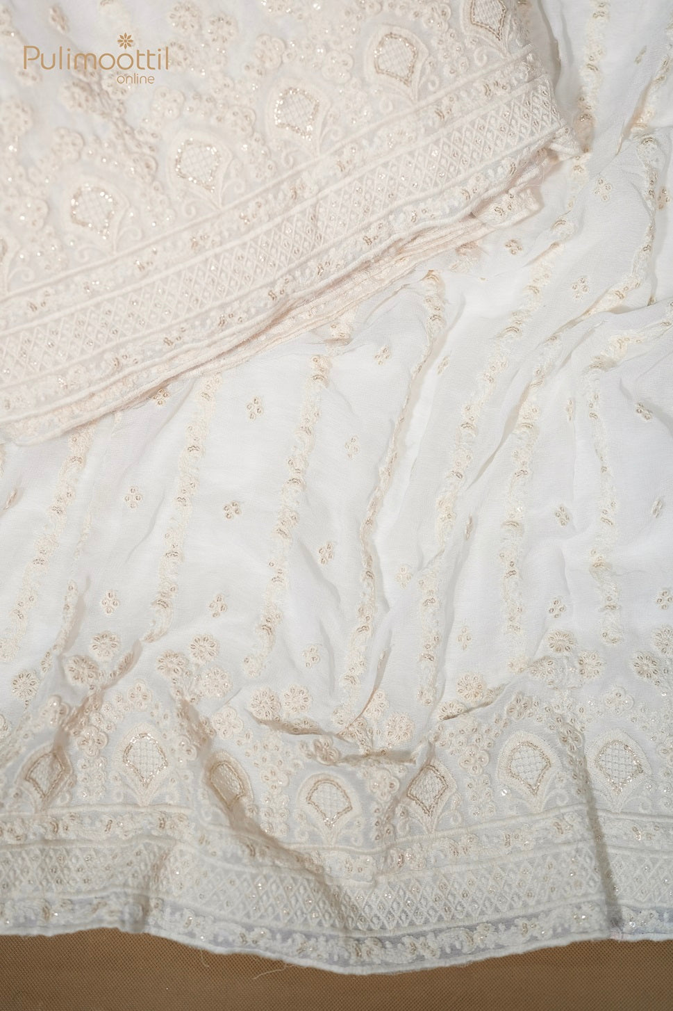 White Colour Pure Dyeable Georgette