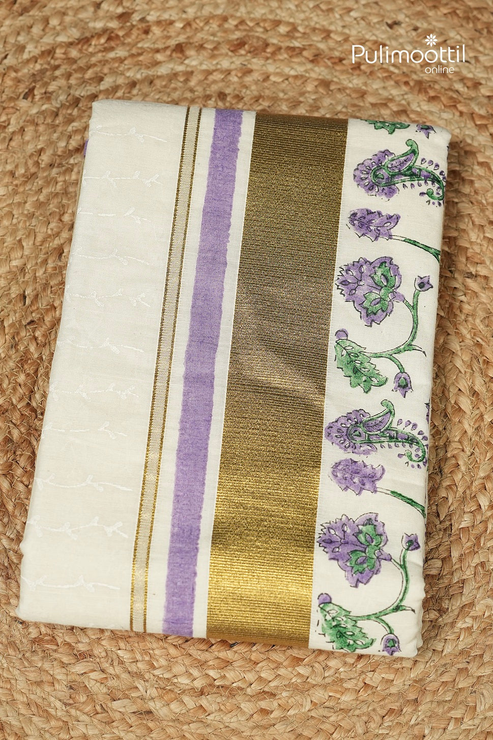 Kerala Traditional Cotton Set Saree