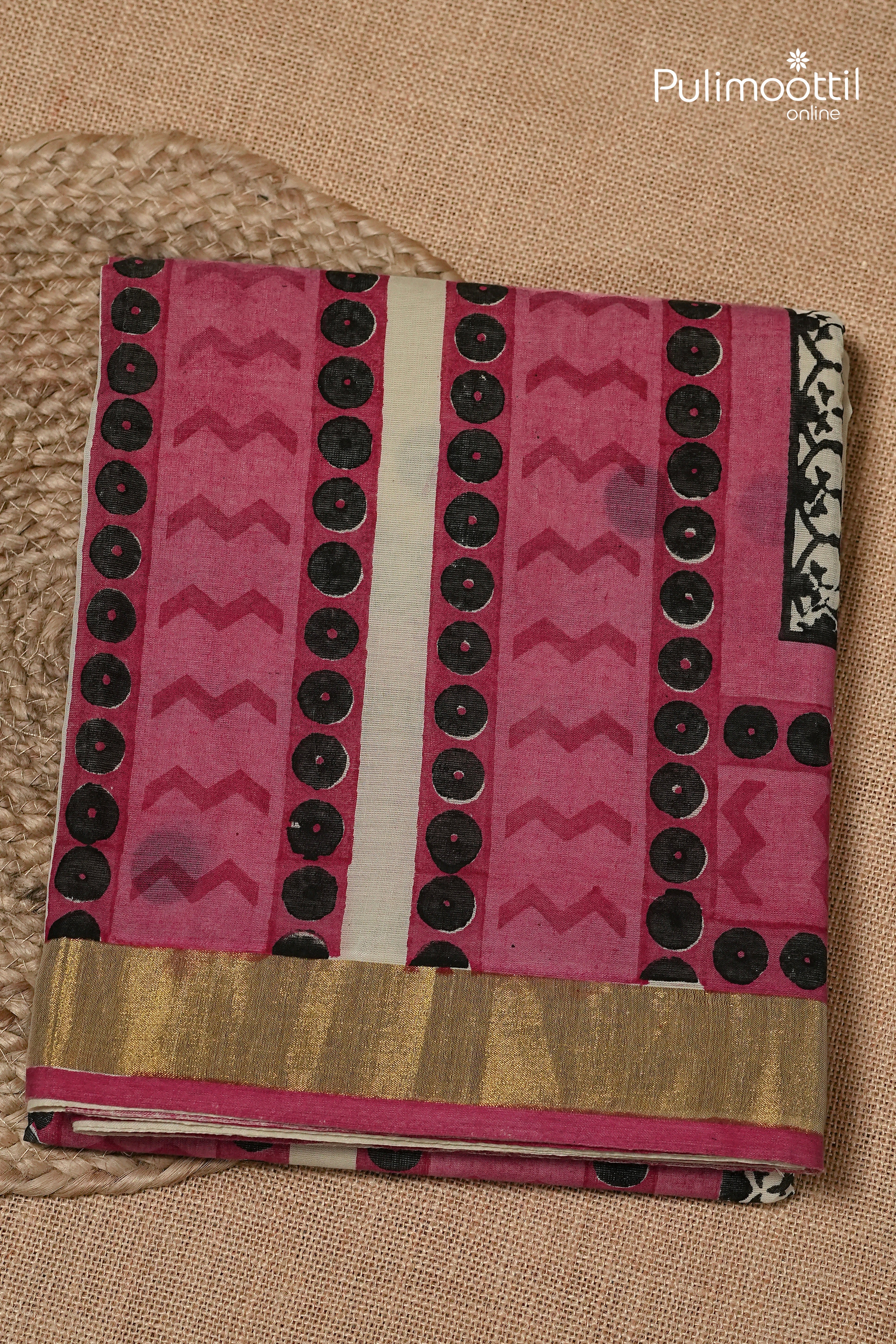 Offwhite Colour Kerala Traditional Cotton Set Saree