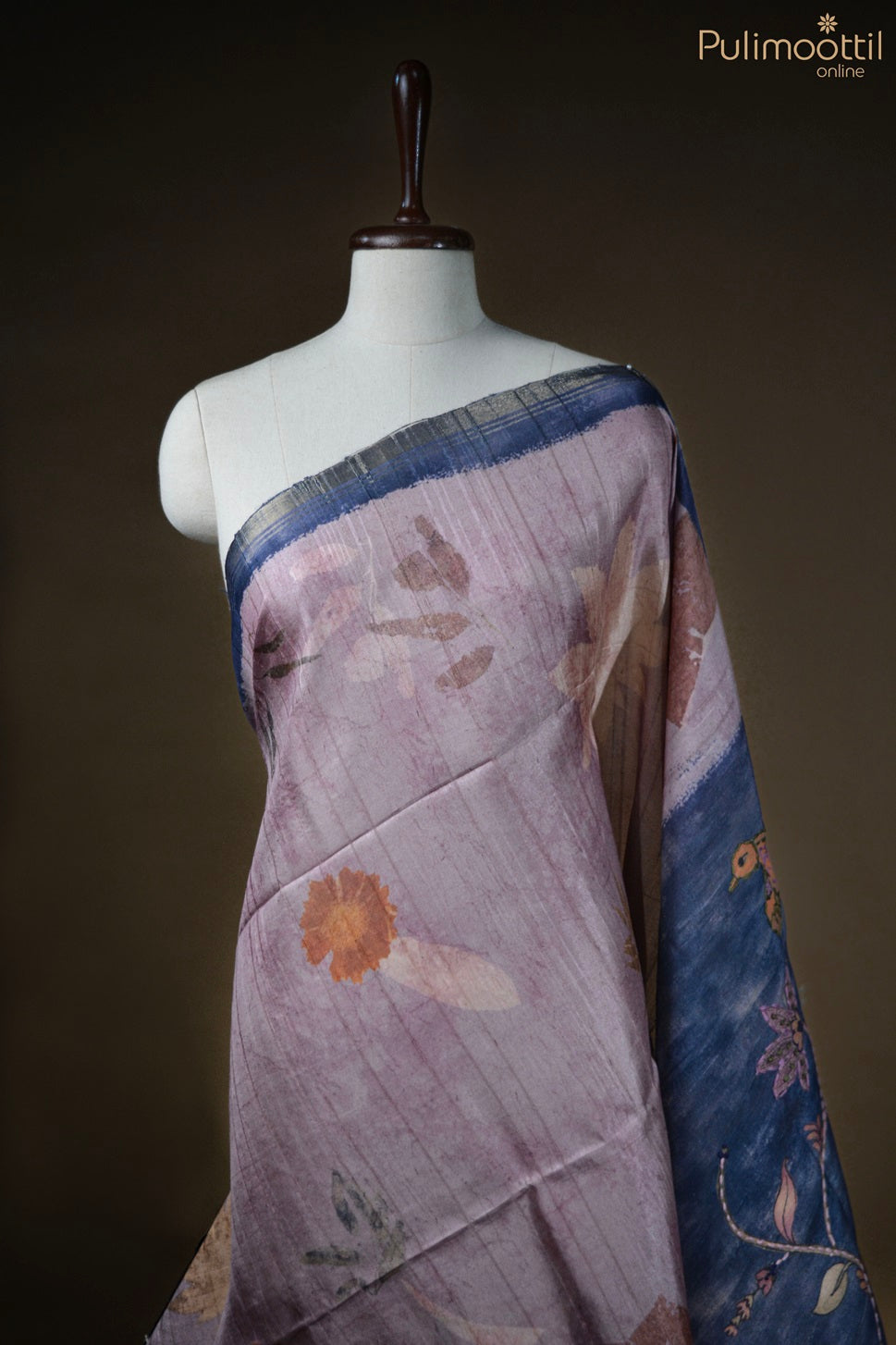 Light Onion Pink Light Colour Jute Silk Saree.