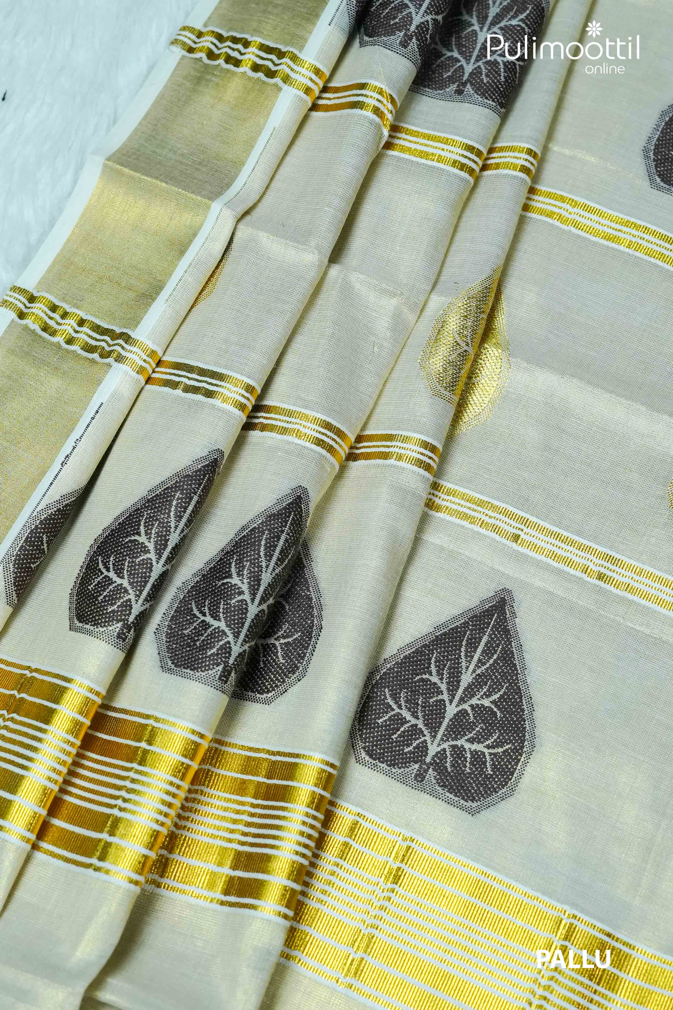 Golden Tissue Kerala Set Saree.