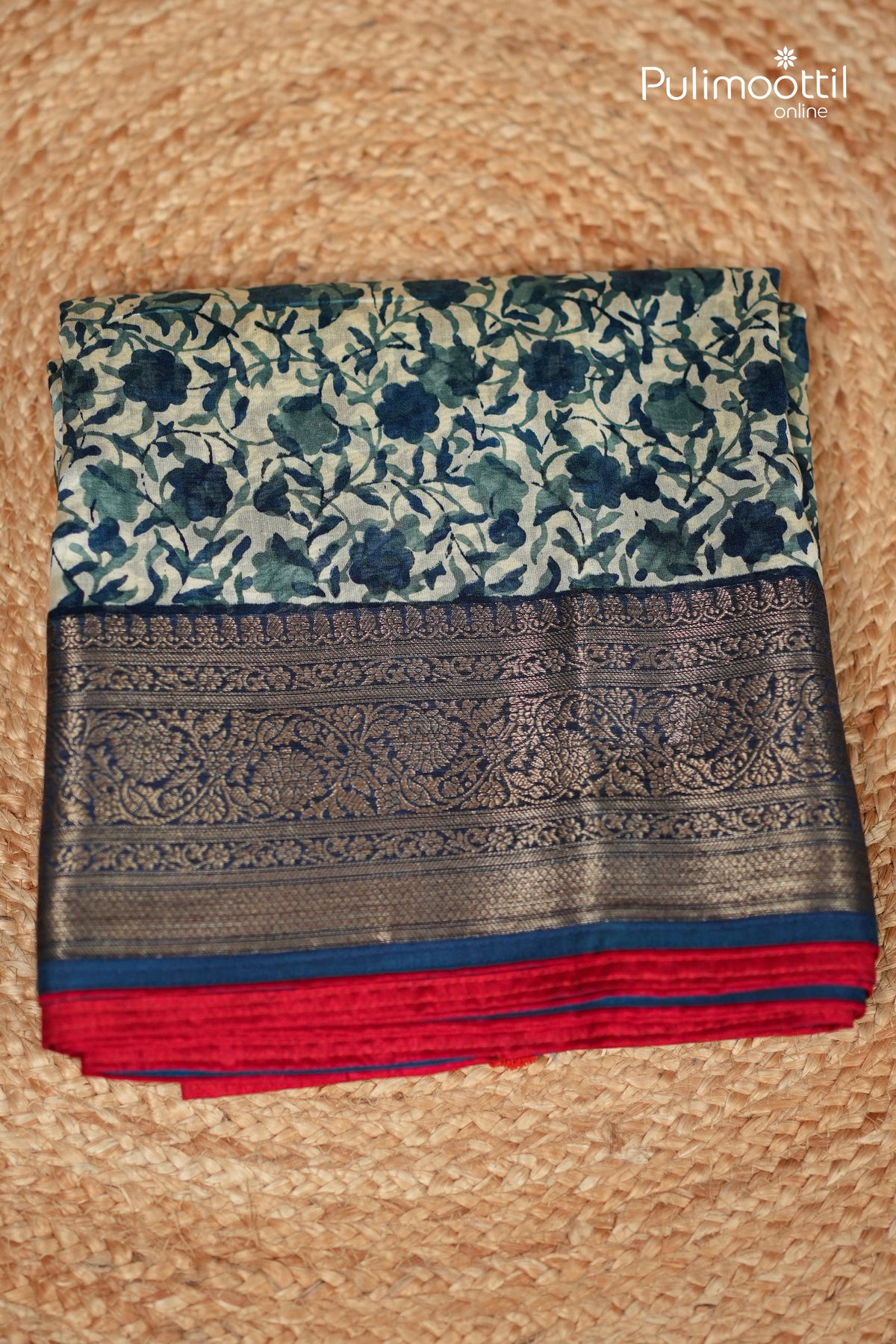 Offwhite Colour Chanderi Saree