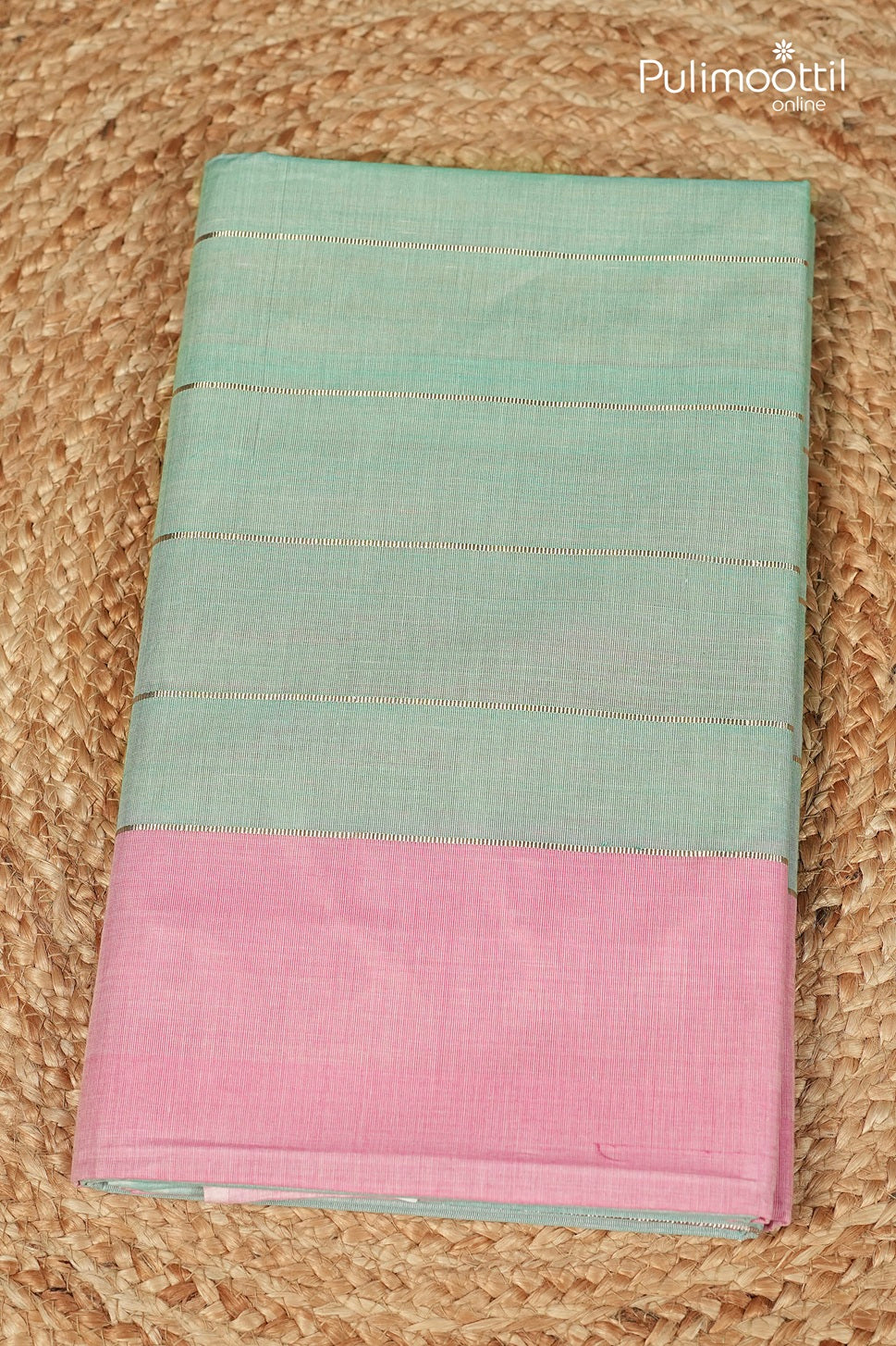 Light Pink Colour Handloom Cotton Saree