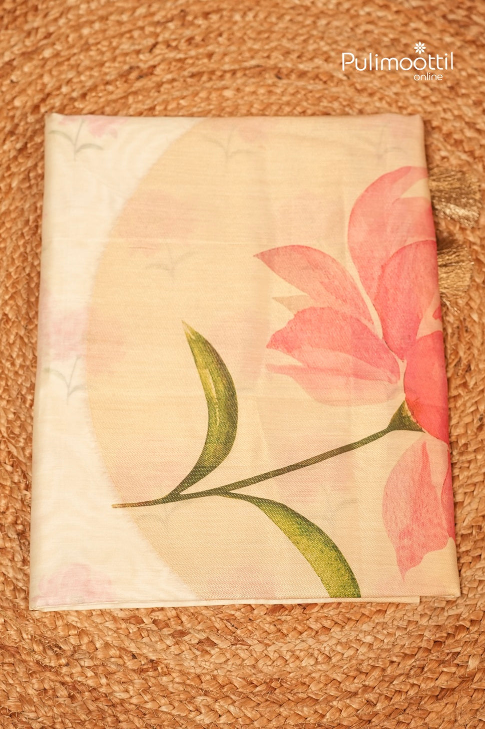 Semi Chanderi Traditional Saree
