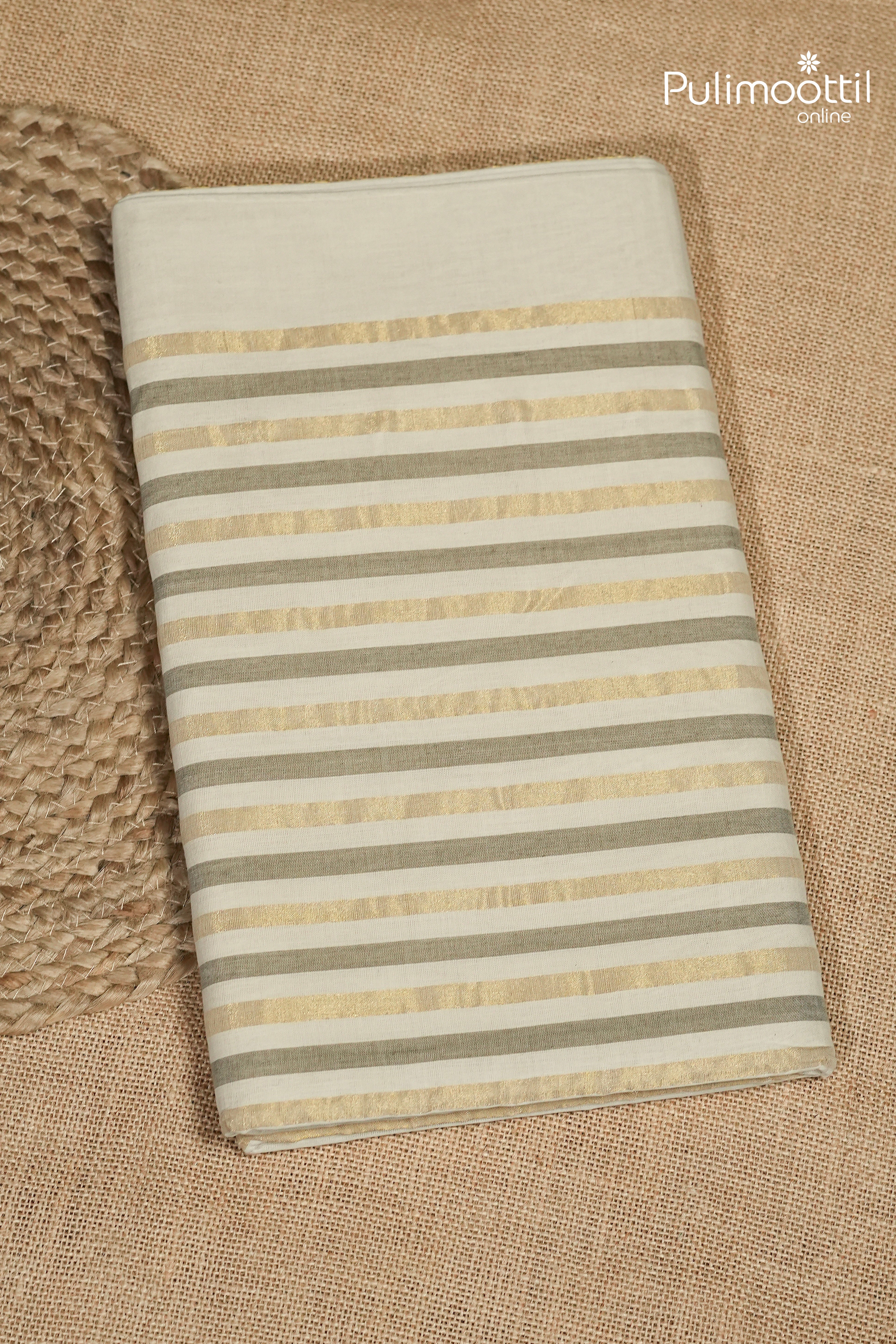 Off White Colour Handloom Saree