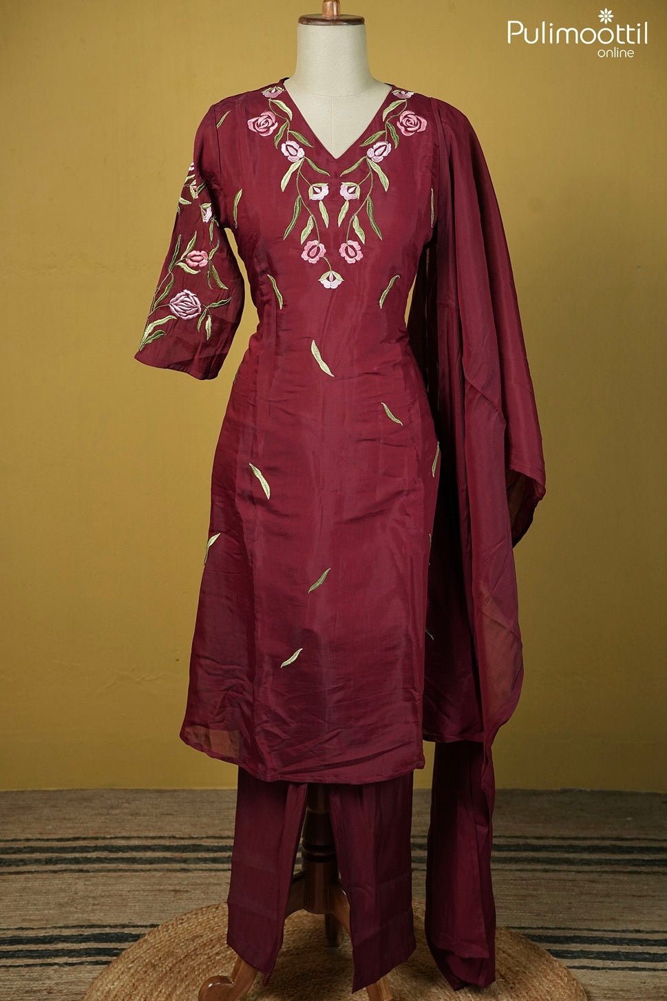 Maroon Color Salwar Set
