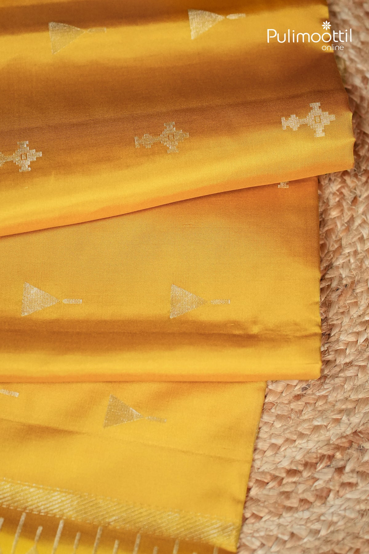 Mustard Yellow Colour Kanchipuram Soft Silk Saree