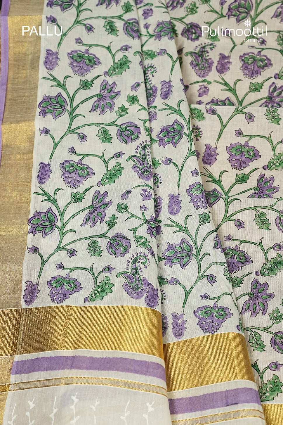 Kerala Traditional Cotton Set Saree
