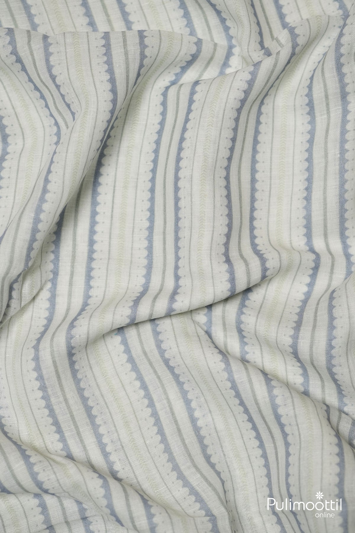 Off-White Color Lenin Fabric