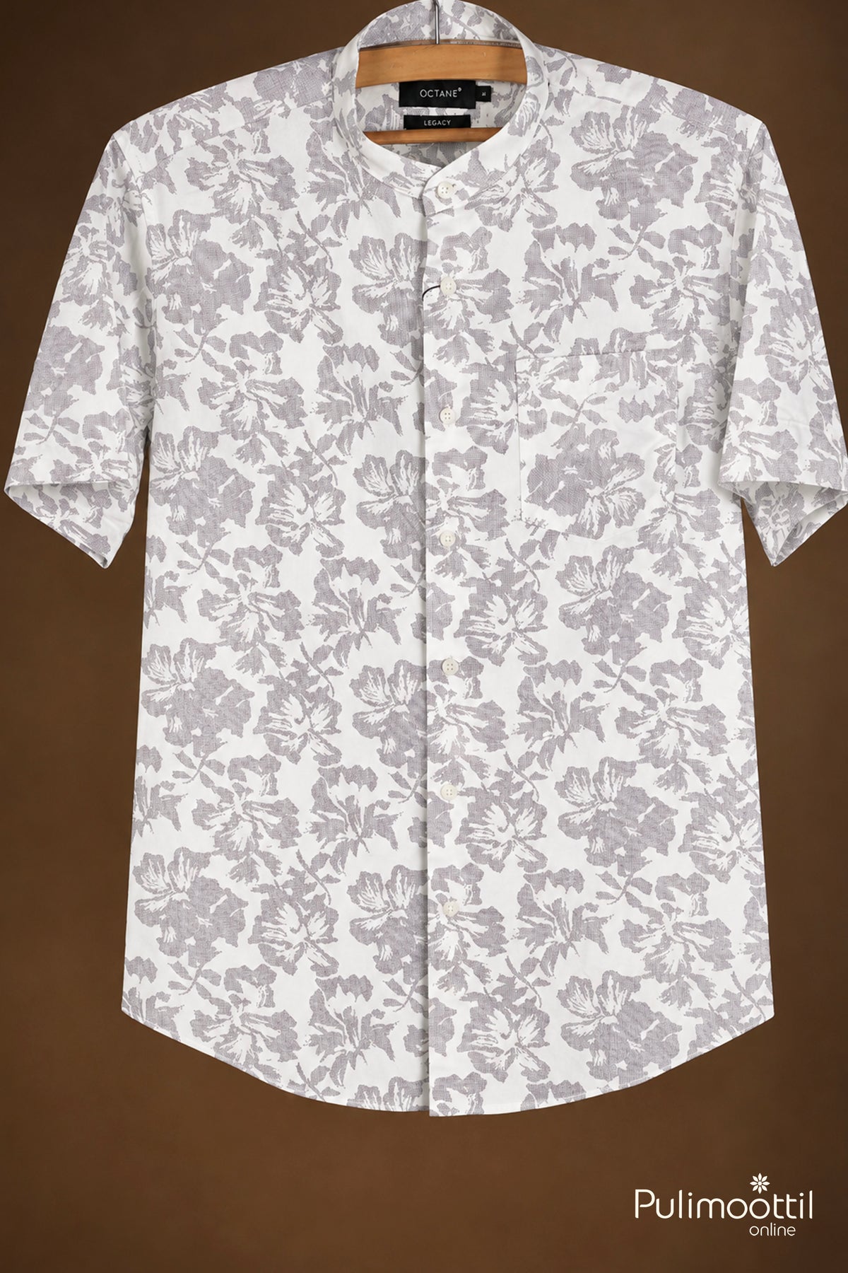 White Color Half Sleeve Mens Shirt