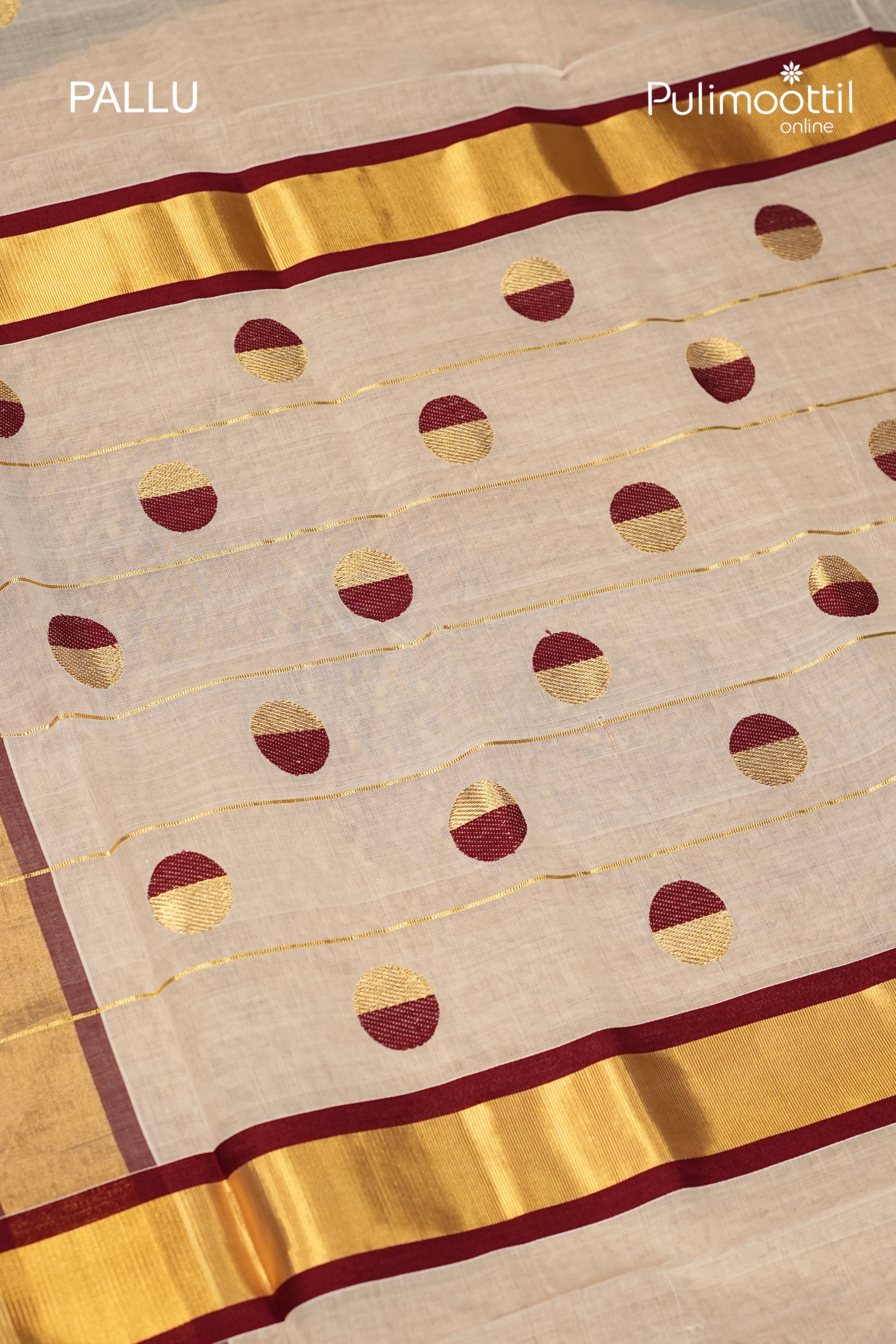 Kerala Traditional Cotton Handloom Set Saree
