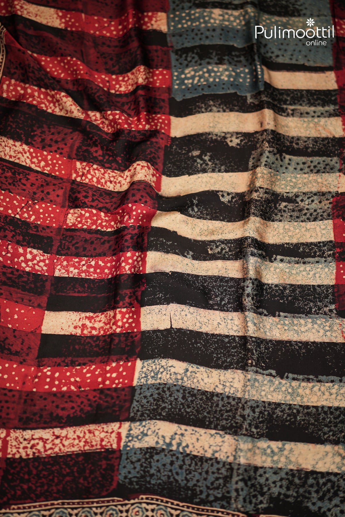 Multicolour Modal Silk Saree