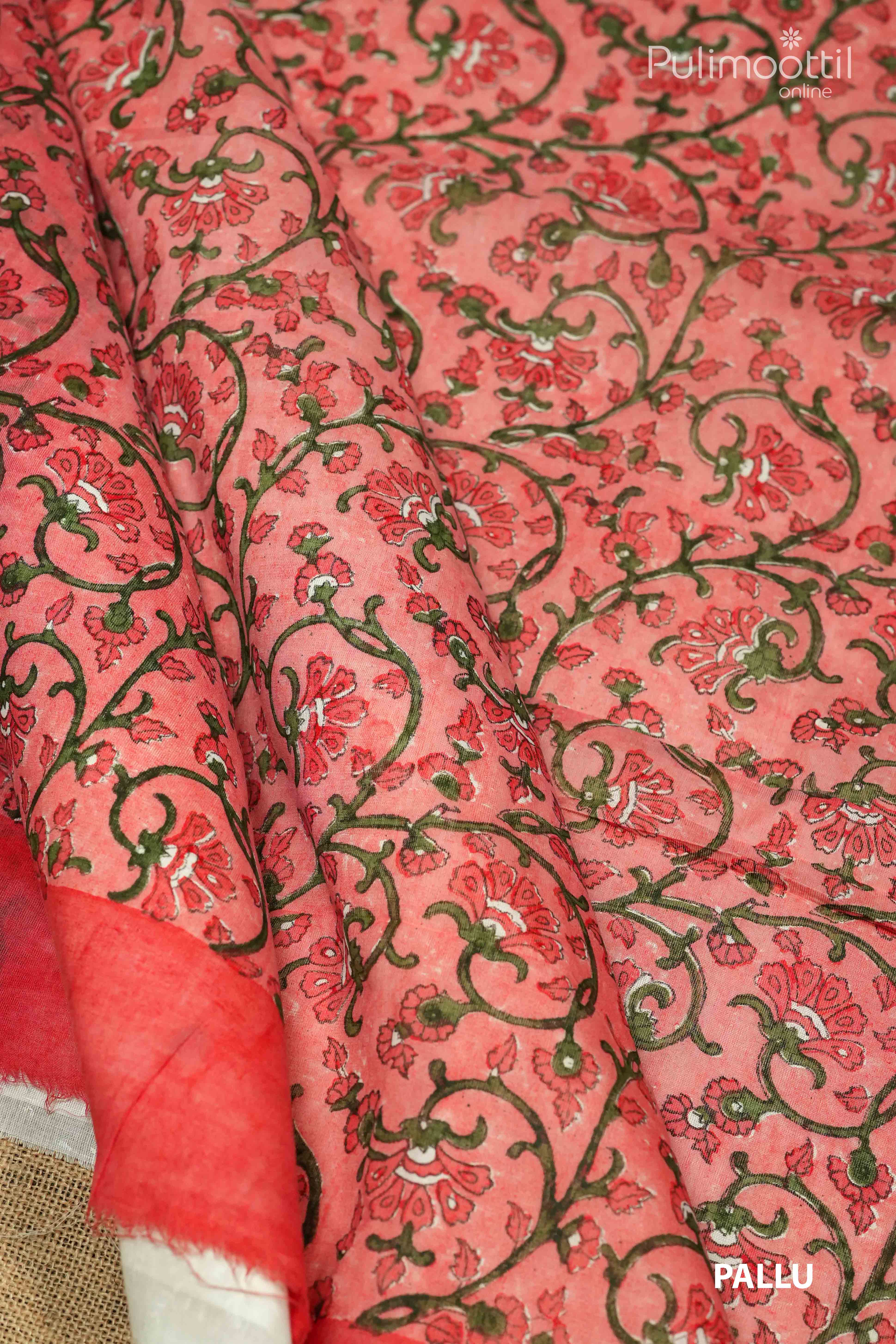 Kerala Traditional Cream Colour Set Saree