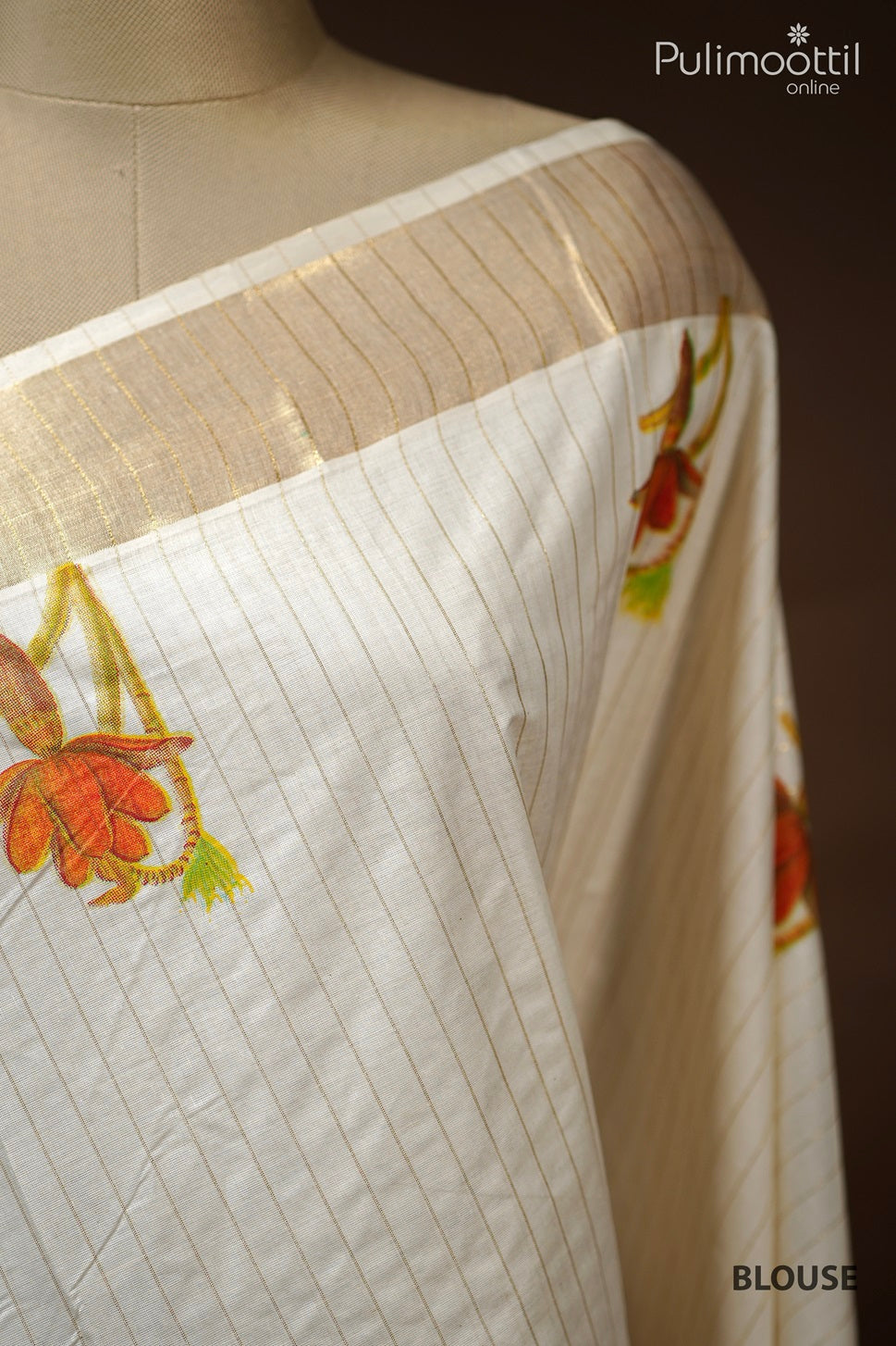 Kerala Cotton Printed Set Saree.