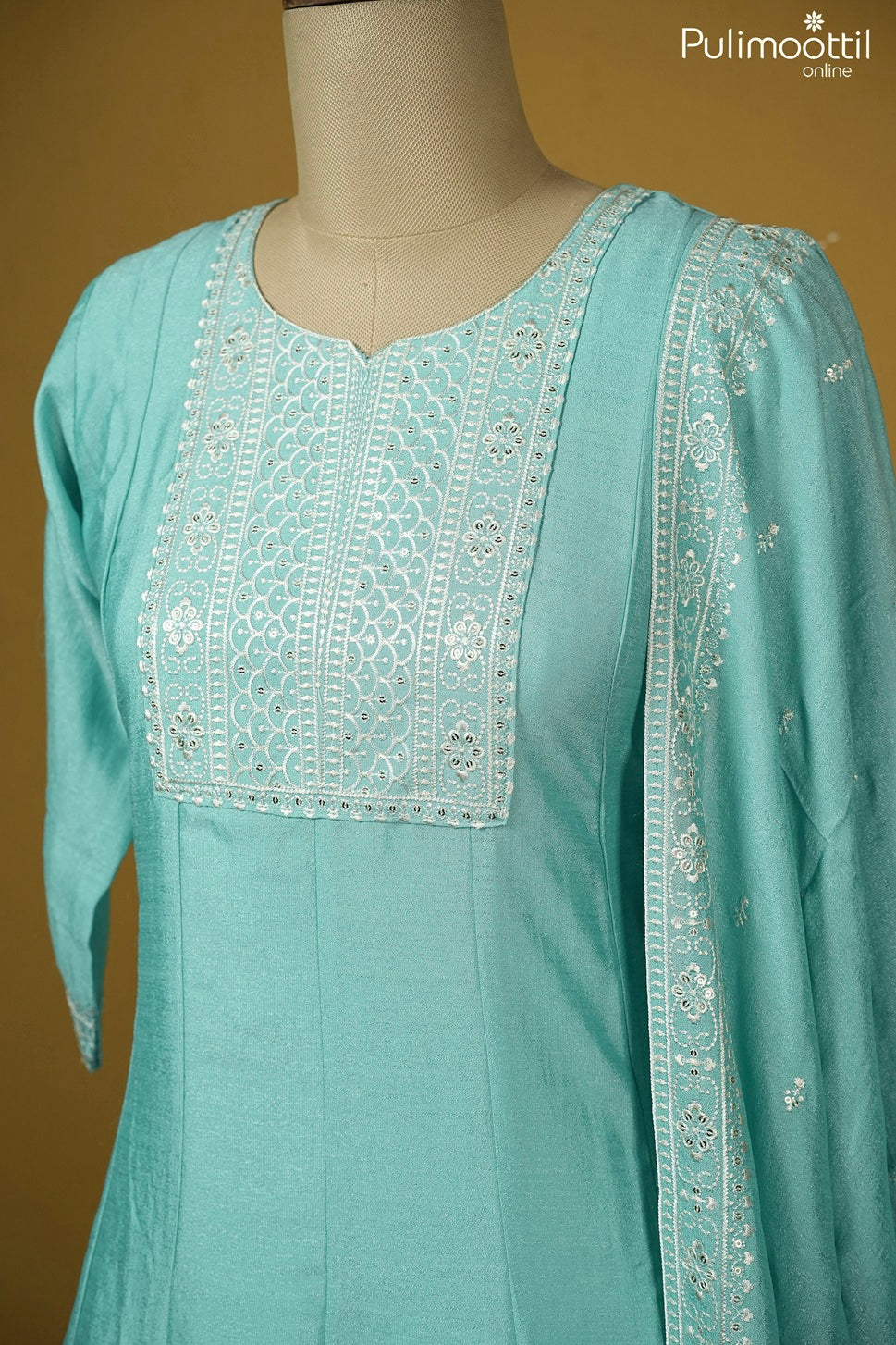 Sky Blue Color Salwar Set
