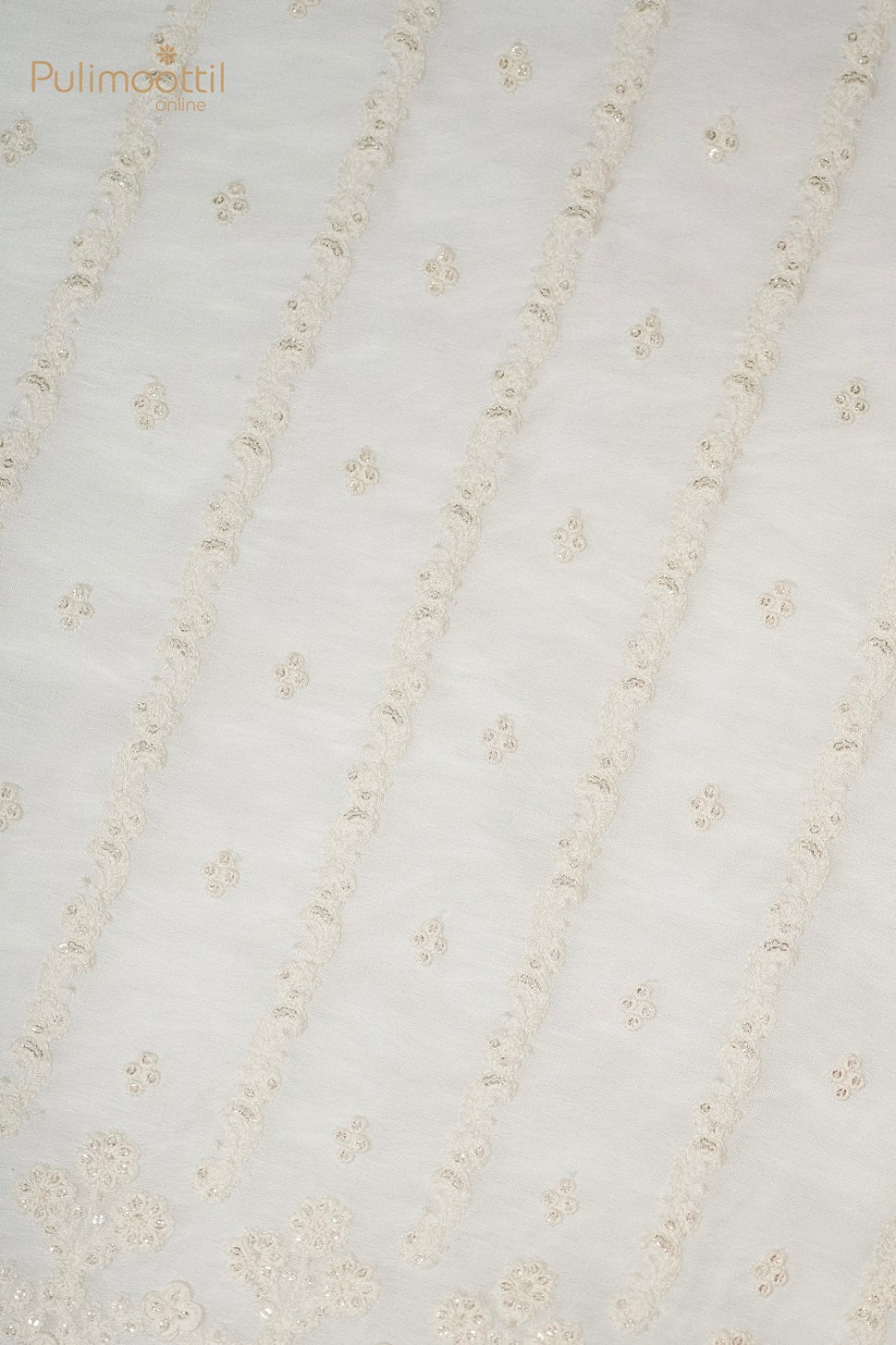 White Colour Pure Dyeable Georgette