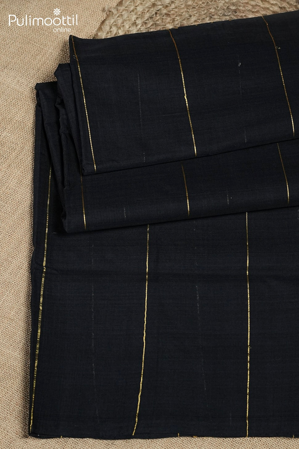 Black Colour Handloom Saree