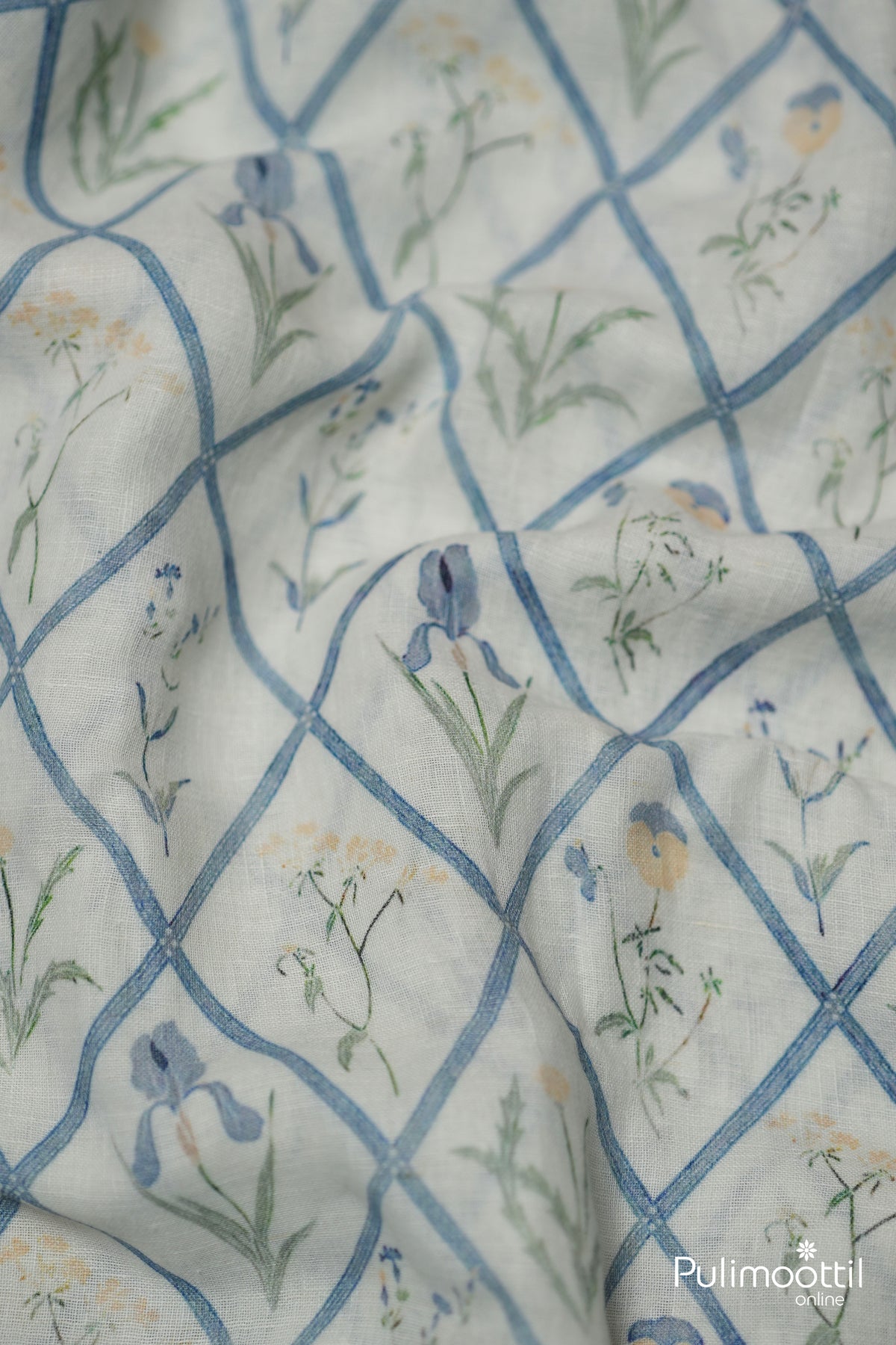 Off-white Color Linen fabric