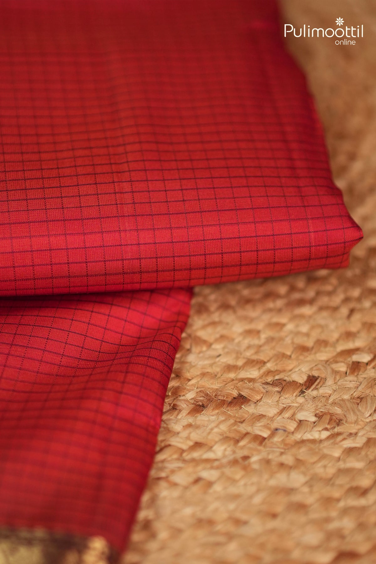 Brick Red Color Kanchipuram Saree