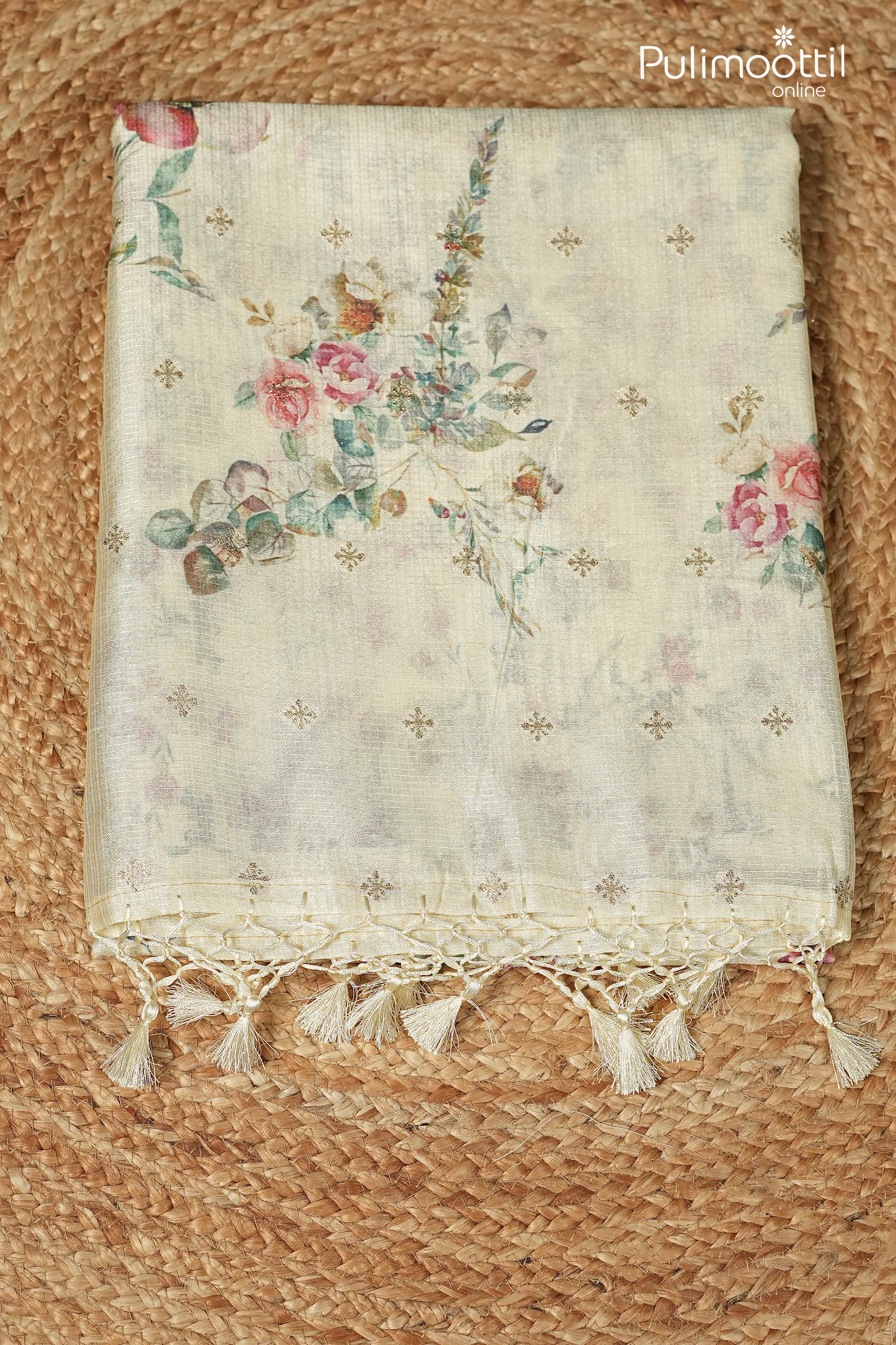 Offwhite Colour Traditional Fancy Saree