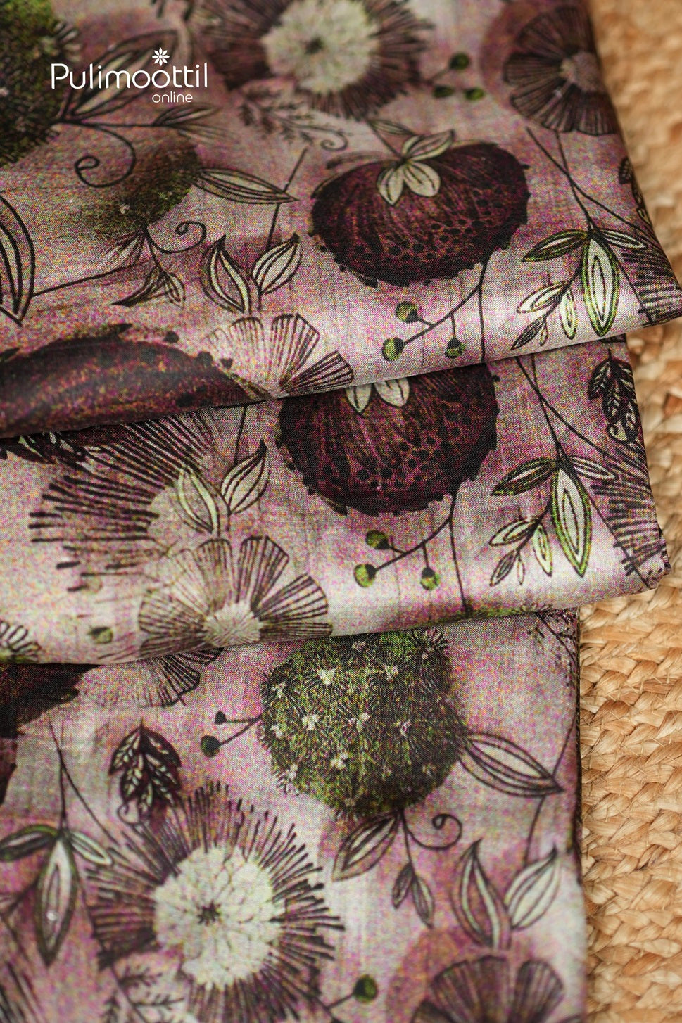 Multicolour Printed Soft Tussar Saree