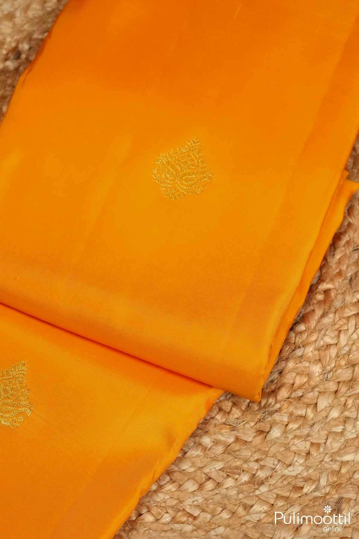Turmeric Yellow Kanchipuram Designer Saree