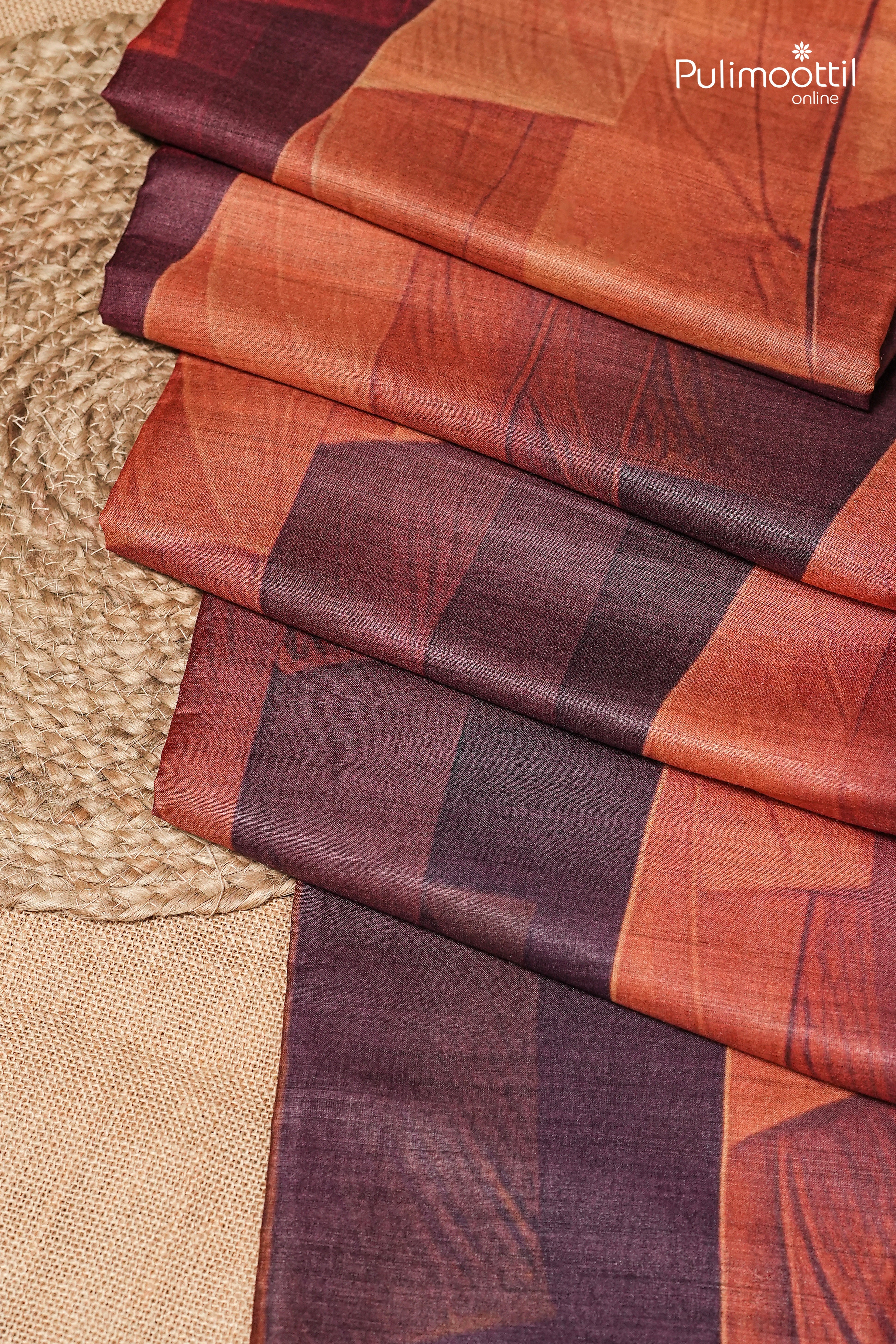 Multicolour Tussar Silk Saree