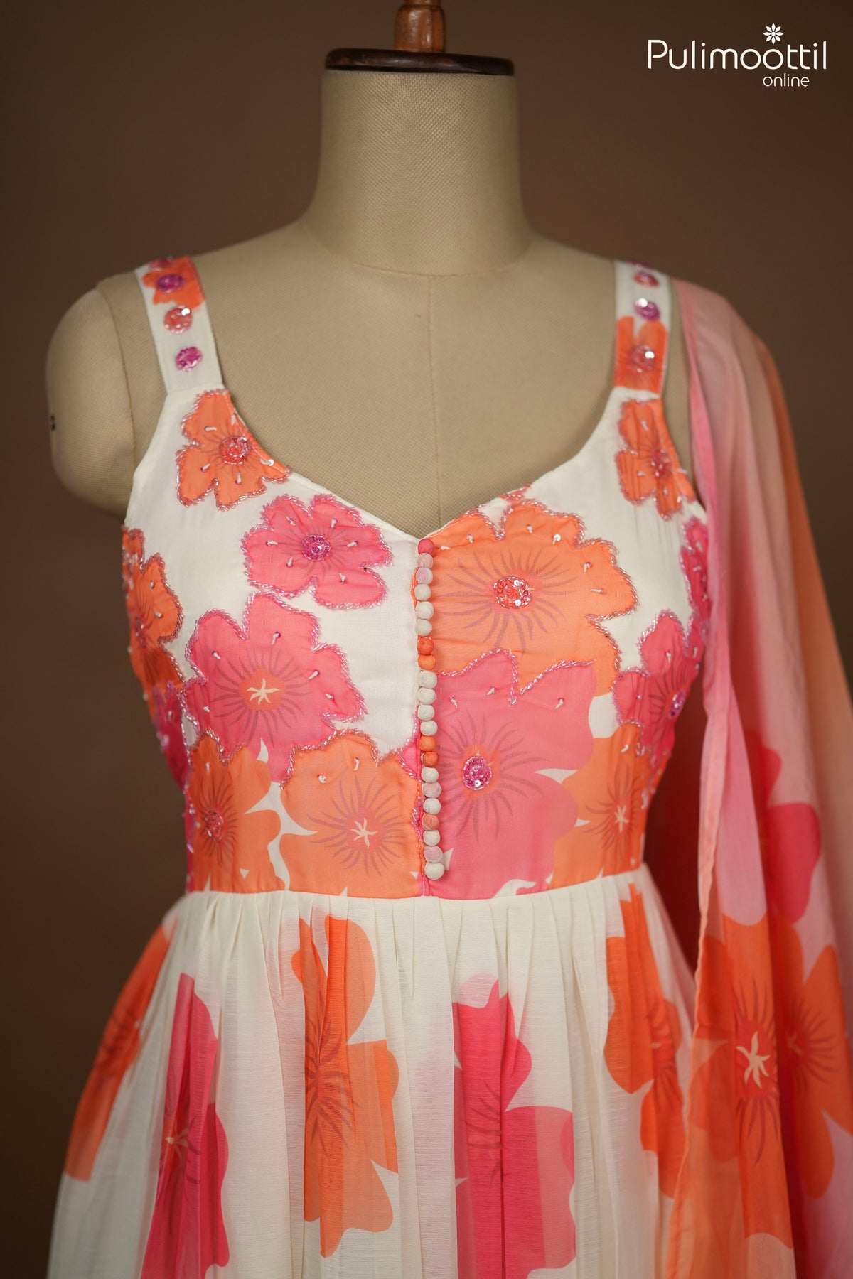 Custard Yellow Chiffon Salwar Set