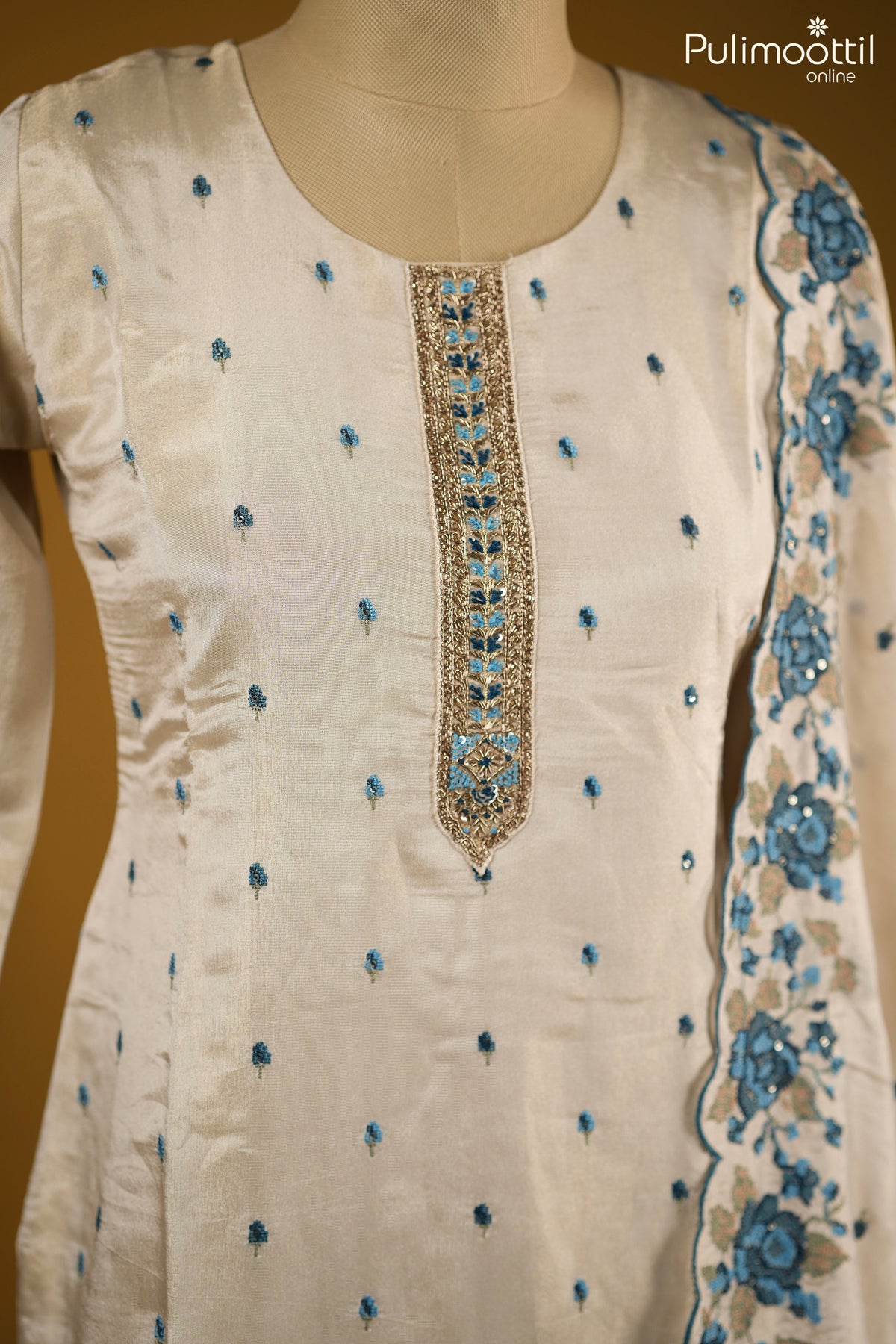 Ivory Color Kurthi Set