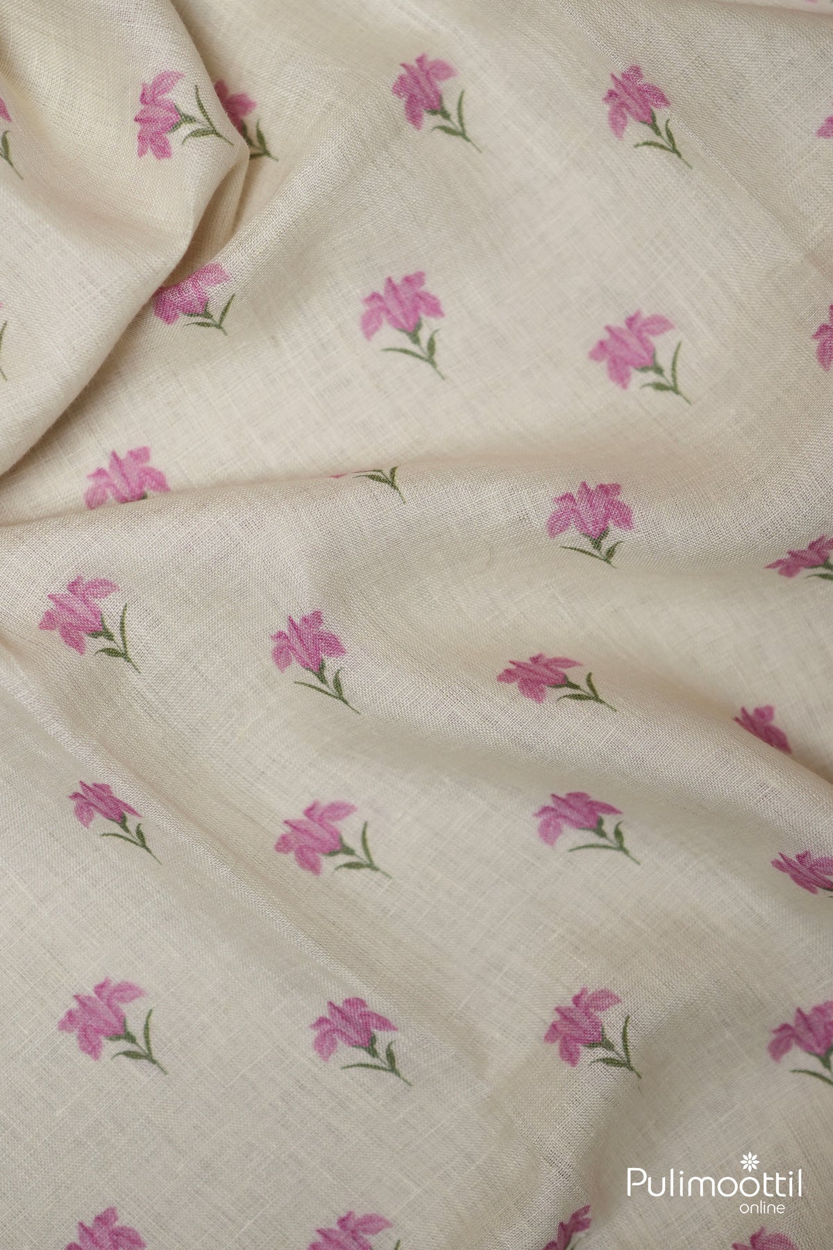 Off-White Color Linen Fabric
