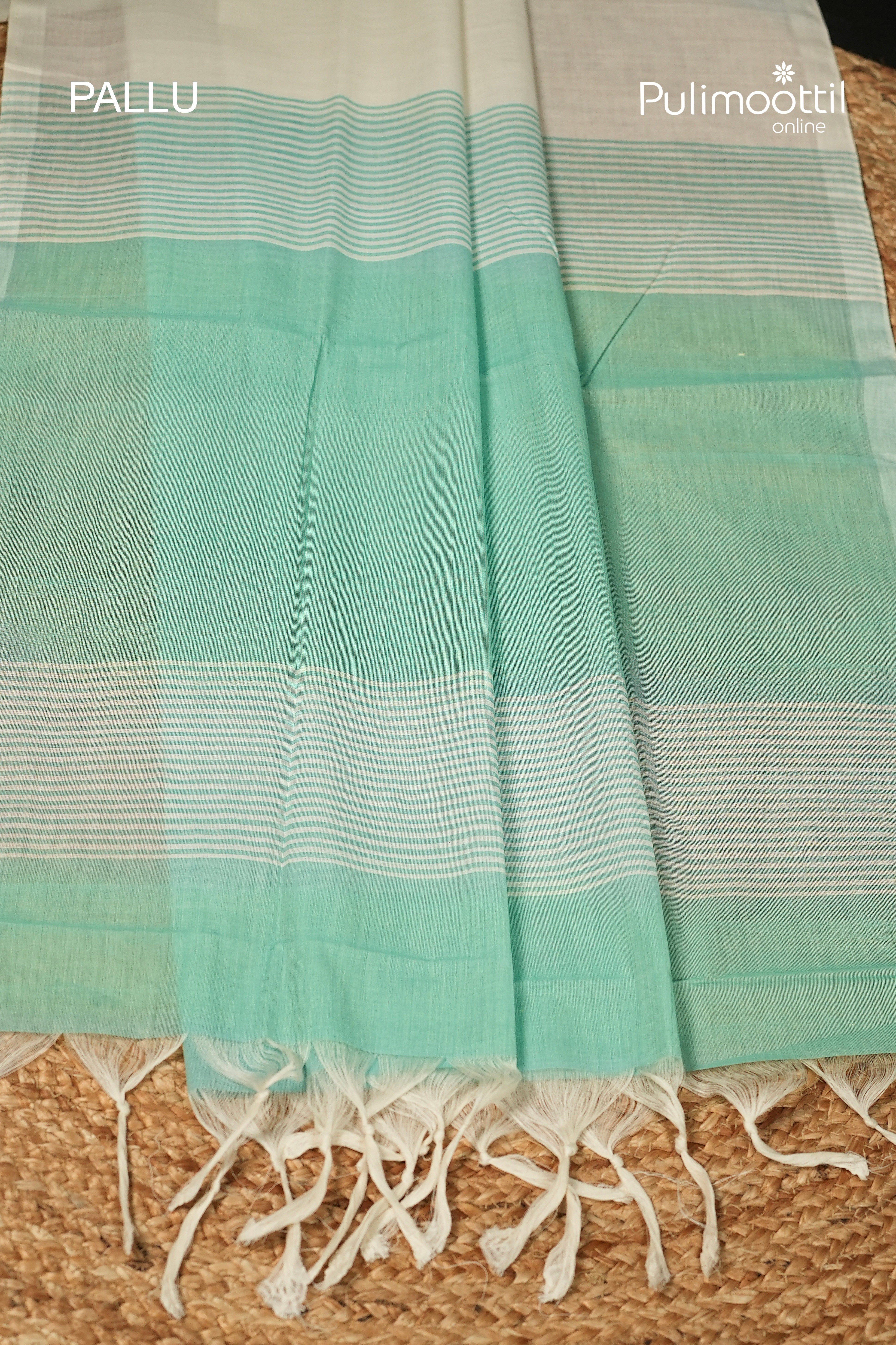 Offwhite Colour Handloom Cotton Saree