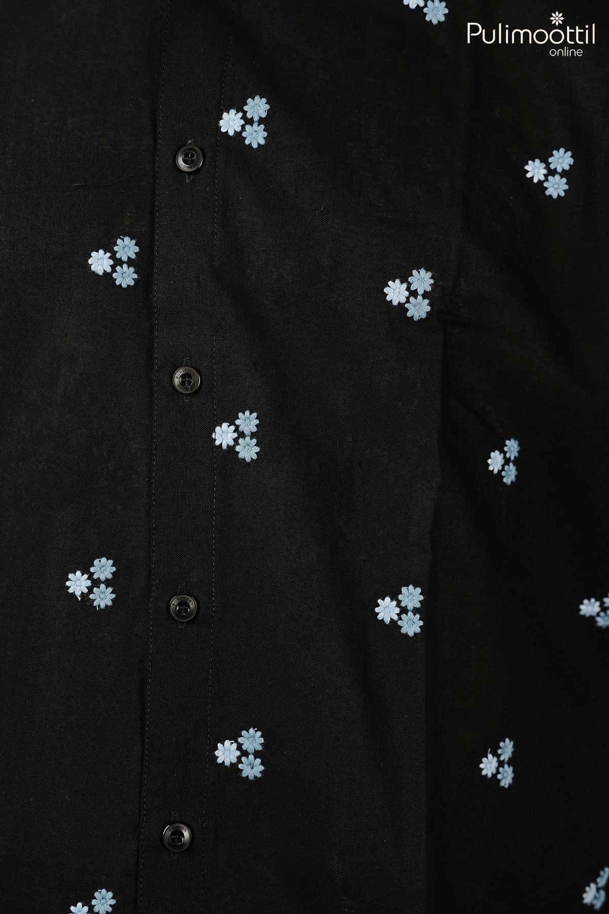 Black Color Half Sleeve Mens Shirt