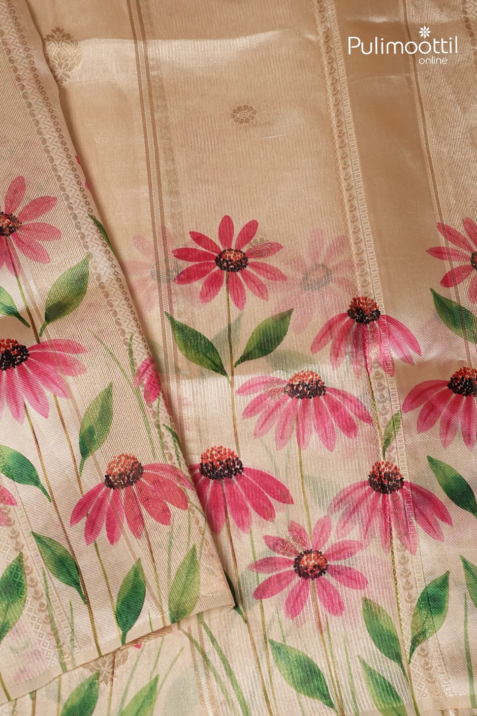 Offwhite Colour Organza Traditional Saree