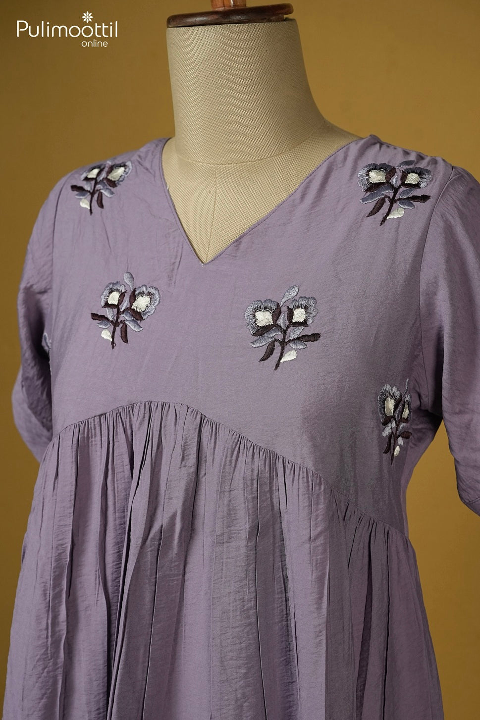 Lavender Color Half Frock