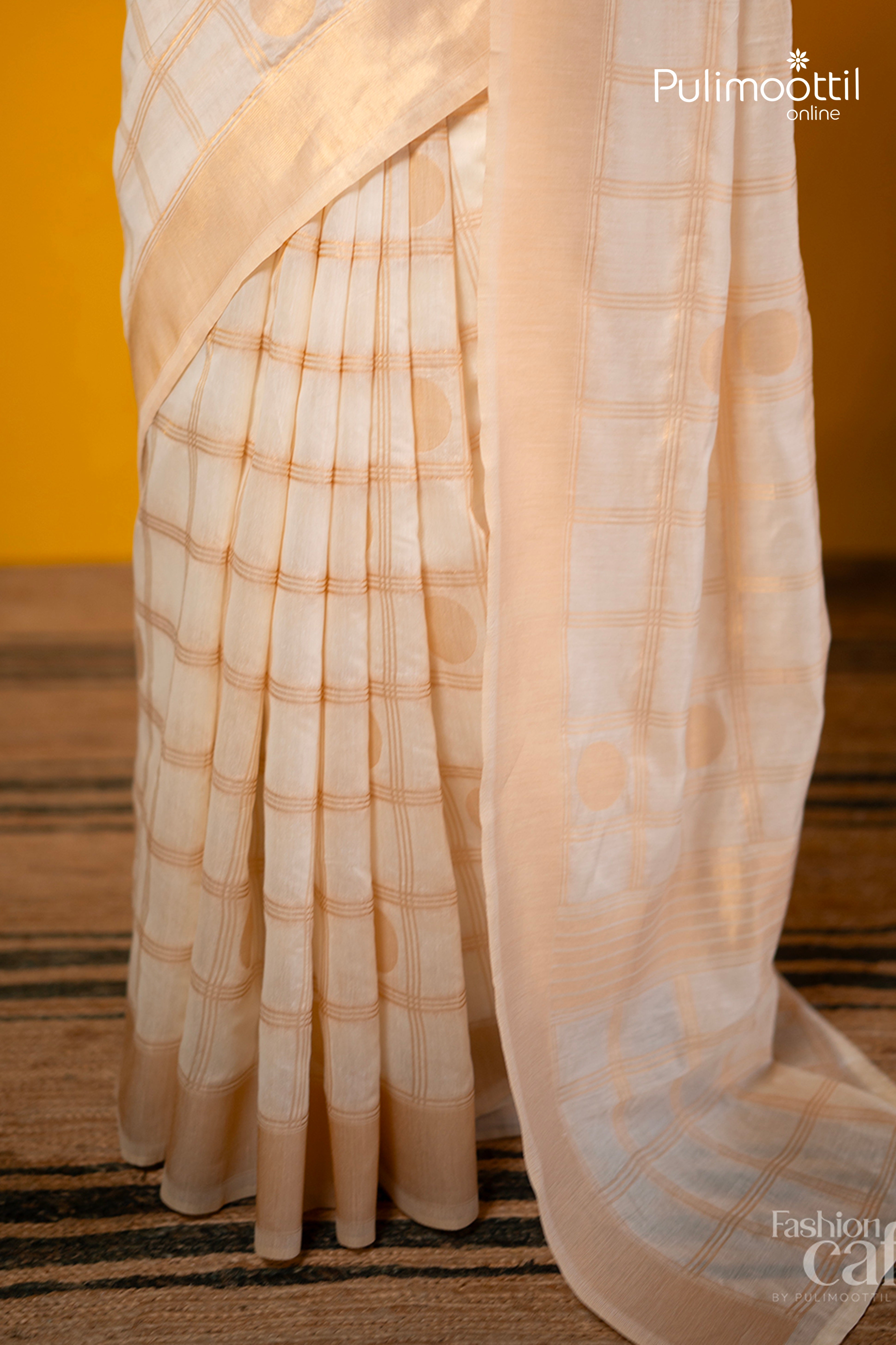 Semi Chanderi Traditional Saree
